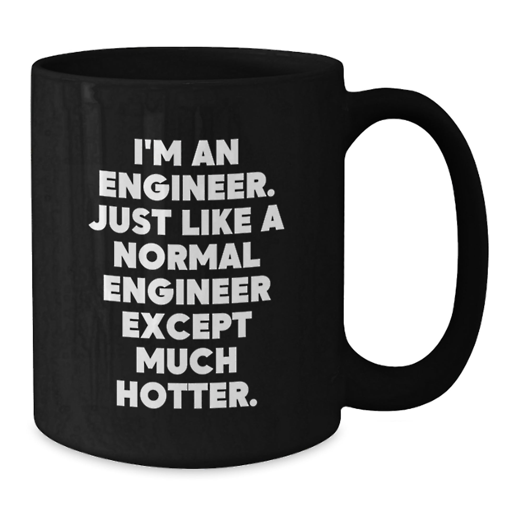 Engineer Keepsake Black Coffee Mug Birthday Gift for Him - Additional