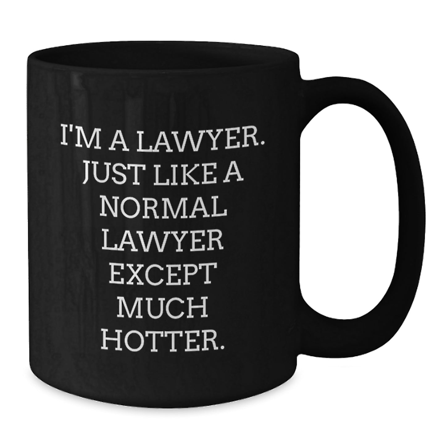 Funny Lawyer Gifts, Black Coffee Mug for Lawyer Friends, Unique Fathers Day Unique Gifts from Men to Lawyer - Additional
