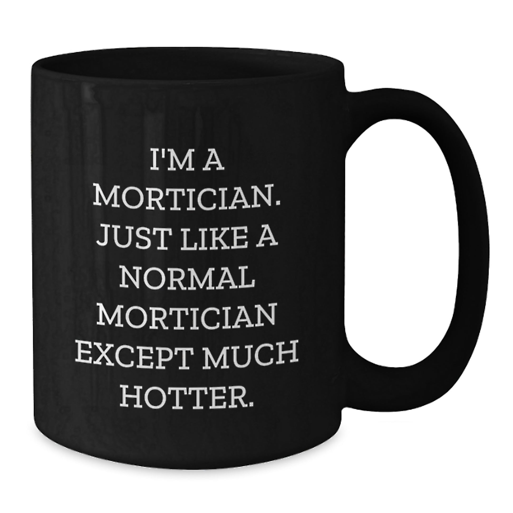 Mortician Novelty Black Coffee Mug Birthday Gift for Friends - Additional