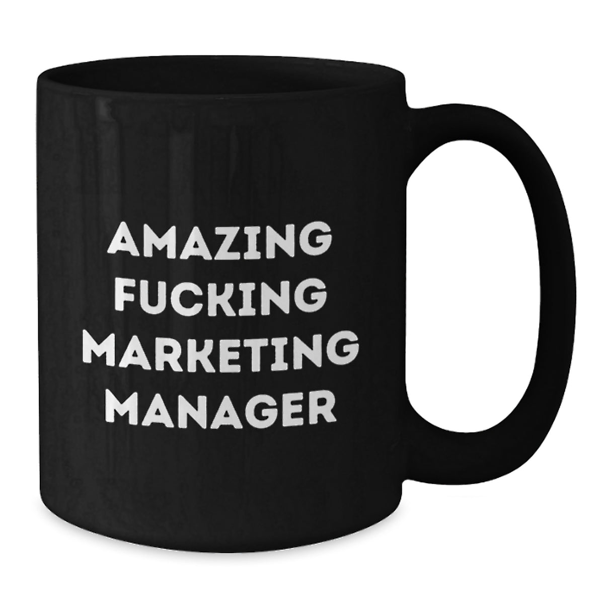 Funny Marketing Manager Gifts from Friends - Birthday Unique Mugs for Marketing Manager - Amazing F--king Marketing Manager Quote - Additional