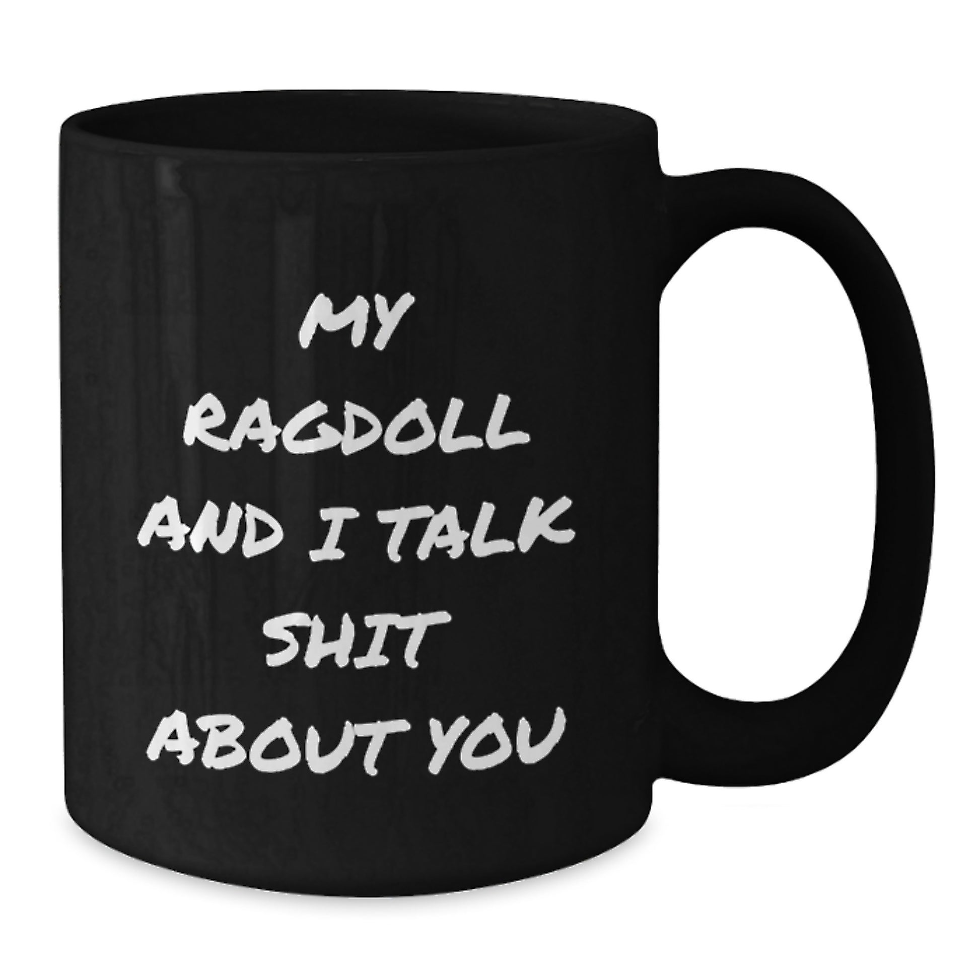 Birthday Gift Ragdoll Cat Mug for Her – Keepsake Black Coffee Cup - Additional