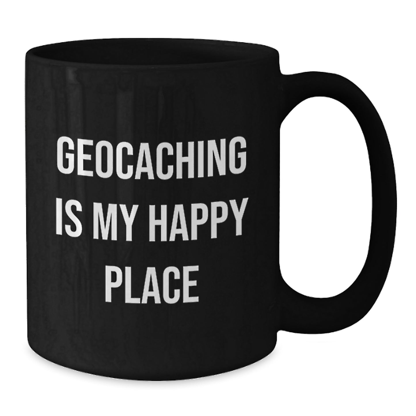 Geocaching Enthusiast Black Coffee Mug, Funny Quote Gifts for Men, Women, Friends, Coworkers from Family, Inspiring Words for Graduation, Unique Gifts - Additional