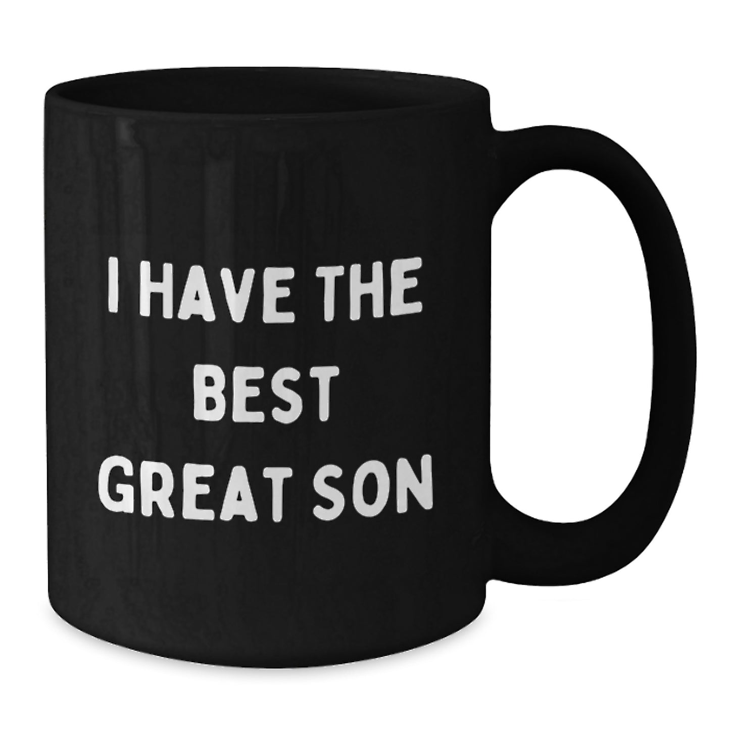 Birthday Gift for Dad Black Coffee Mug – I Have The Best Great Son - Additional