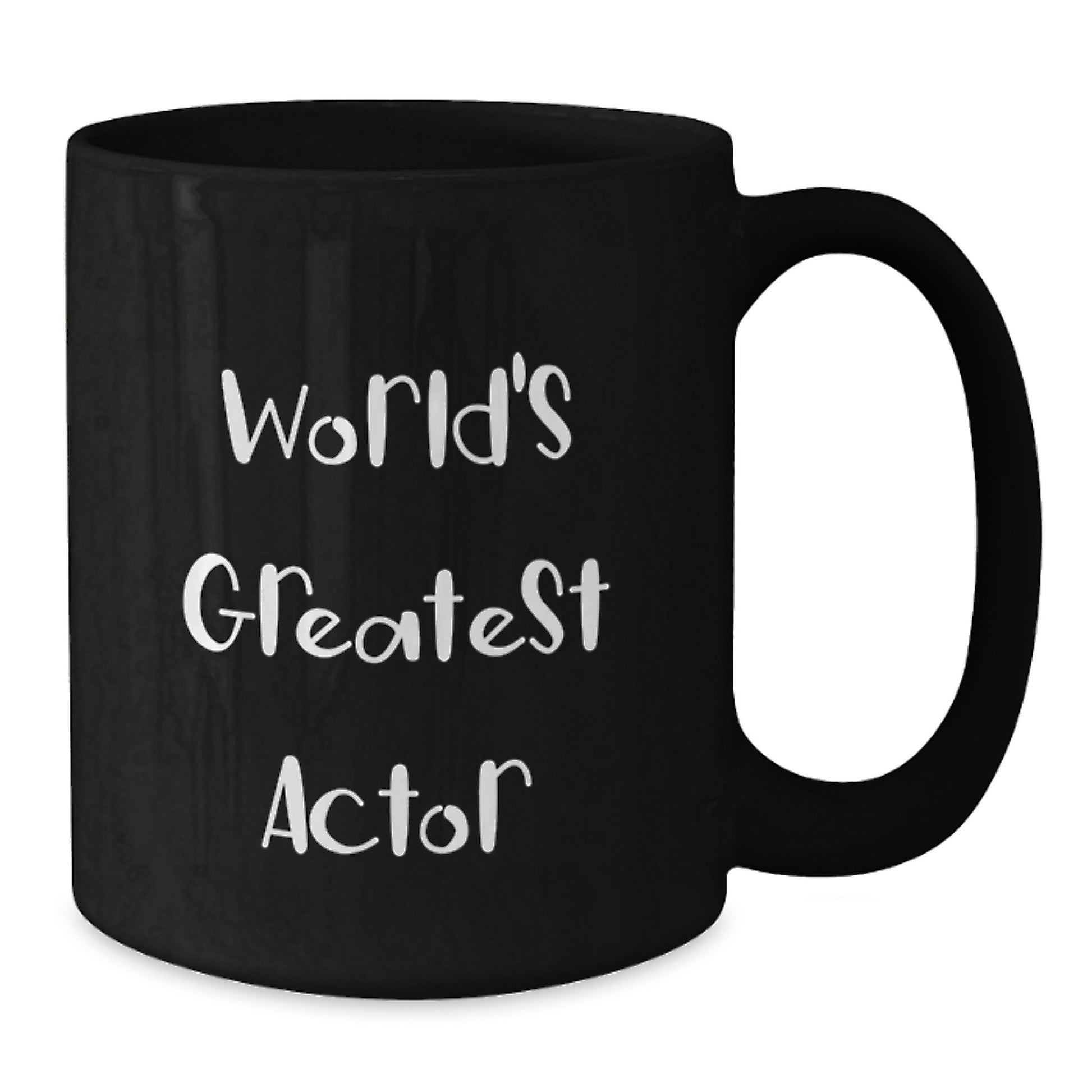 Actor Keepsake Black Coffee Mug for Him Birthday Gift - Additional