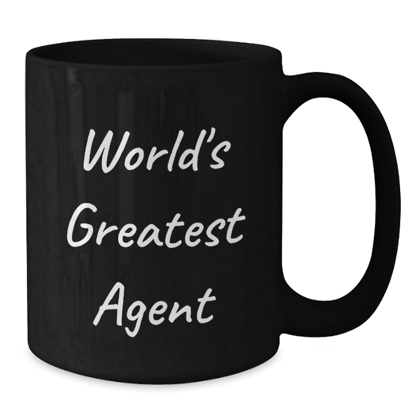 Funny Agent Gifts from Friends, World's Greatest Agent Black Coffee Mug for Dad, Father's Day Unique Coffee Mugs - Additional