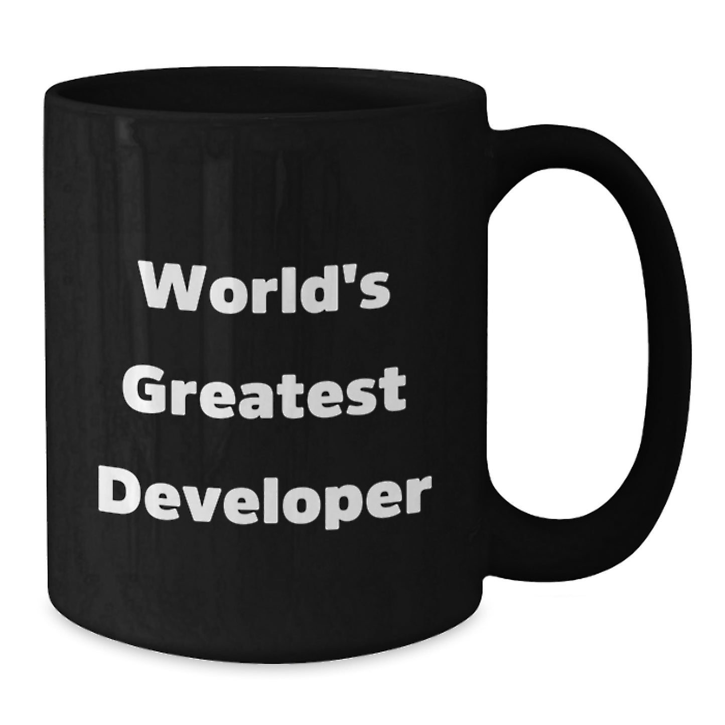 Developer Novelty Black Coffee Mug for Friends Birthday Fun Gift - Additional