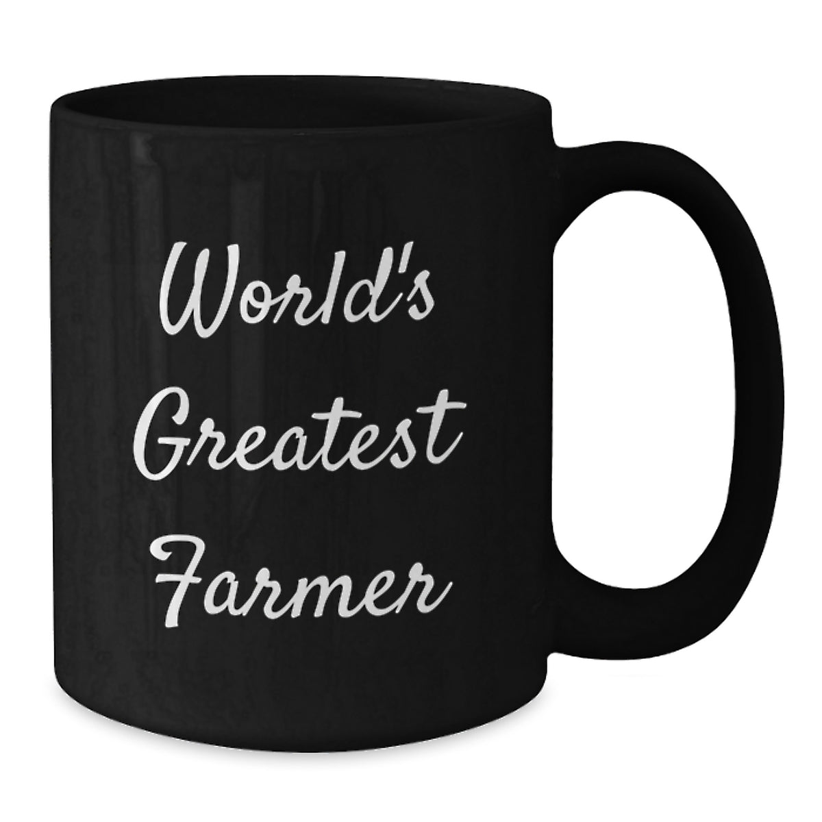Birthday Gift World's Greatest Farmer Black Coffee Mug for Her – Present - Additional