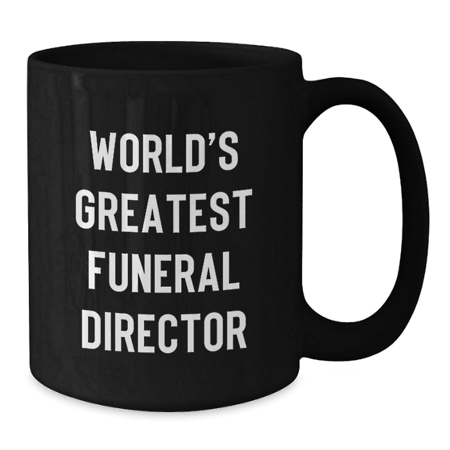 Birthday Gift for Her Present World's Greatest Funeral Director Black - Additional