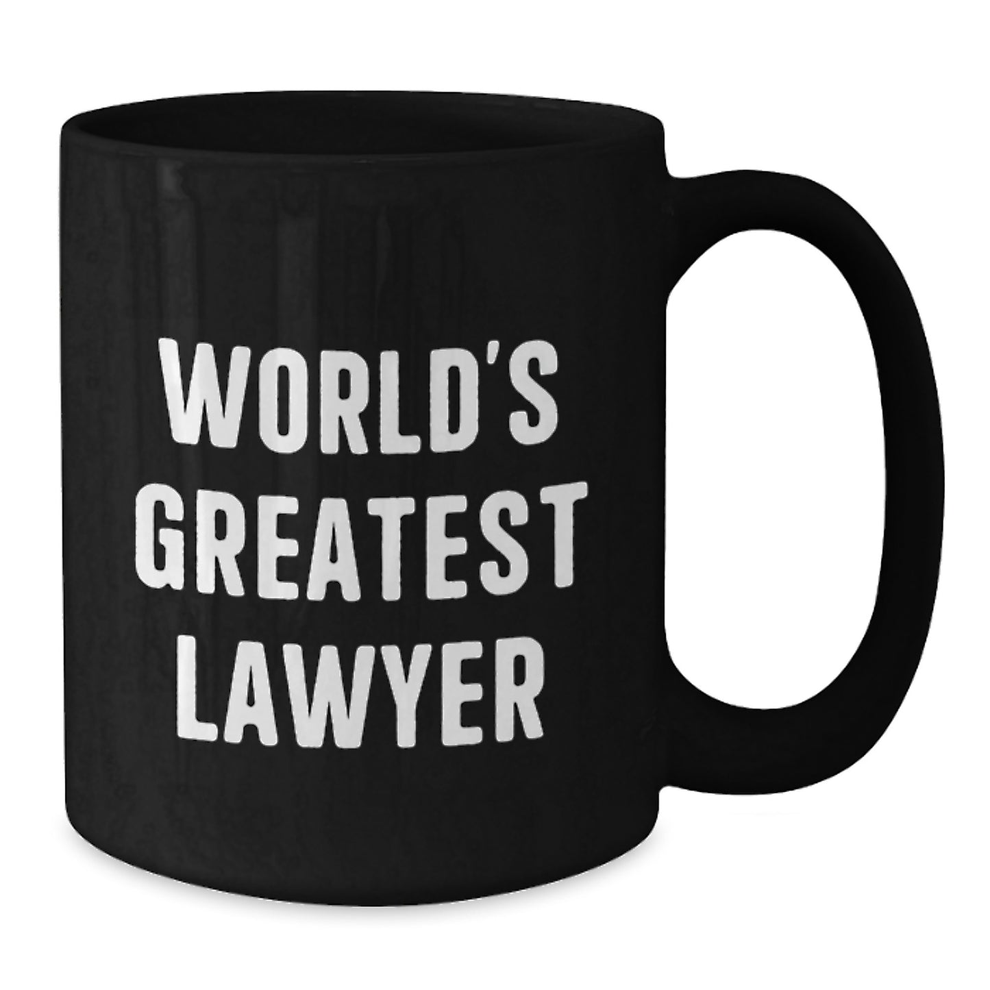Birthday Gift Lawyer Black Coffee Mug Present for Her - Additional