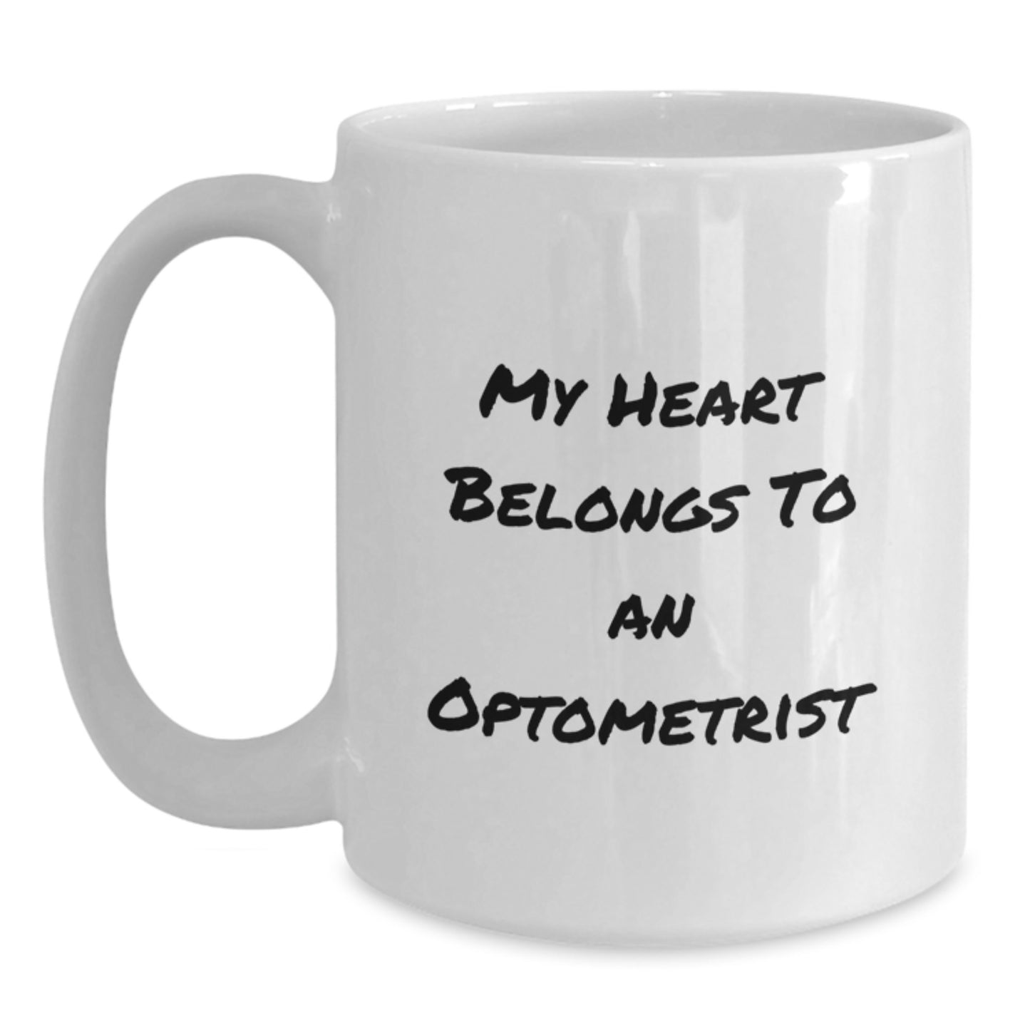 Funny Optometrist Gifts from Men, White Coffee Mug for Optometrist Graduation Unique Gifts - Main