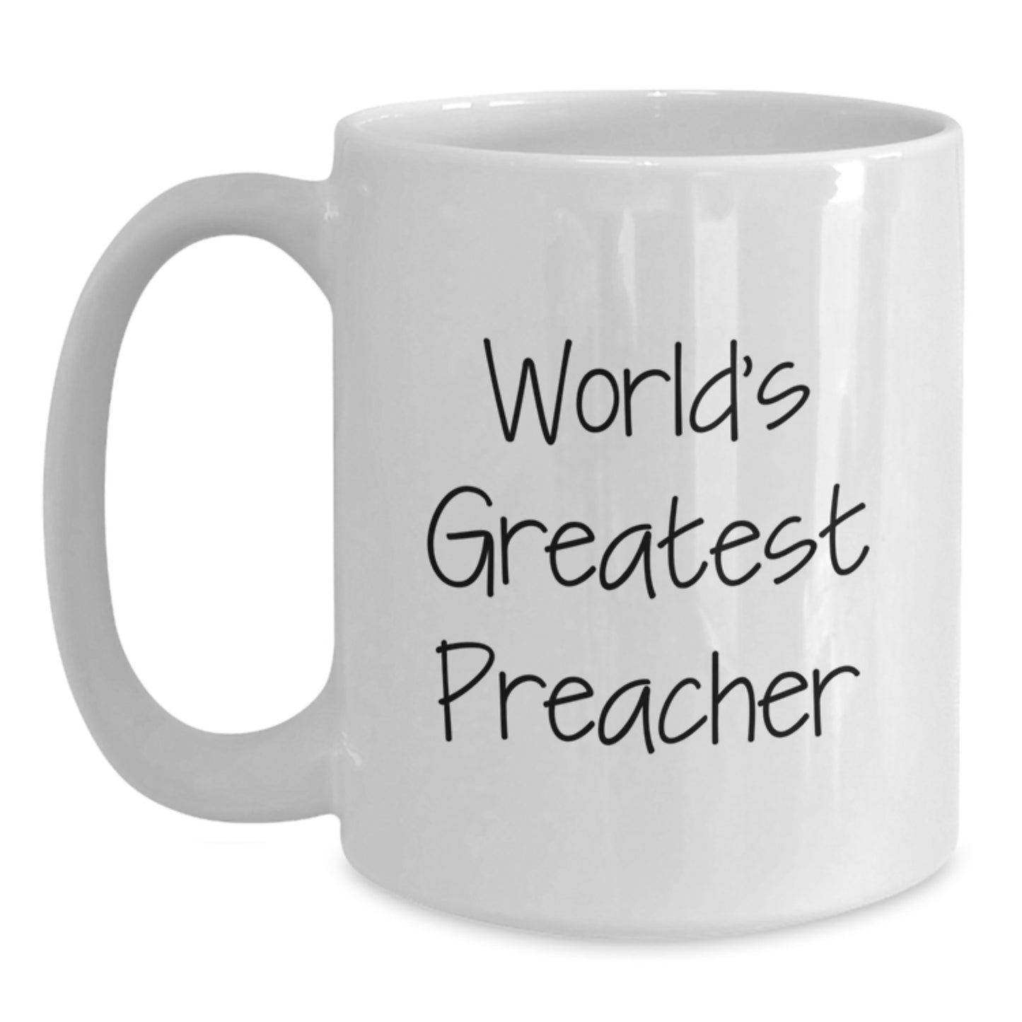 Funny Preacher Quotes White Coffee Mug Gifts for Preacher from Family, Friends on Graduation Day - Main