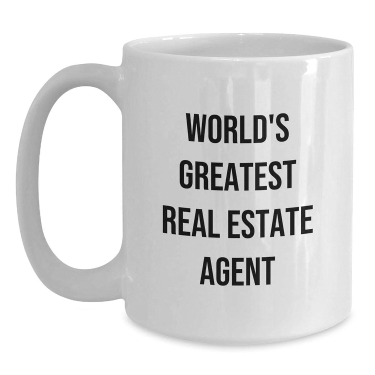 Christmas Gift for Her World's Greatest Real Estate Agent Present Coffee - Main