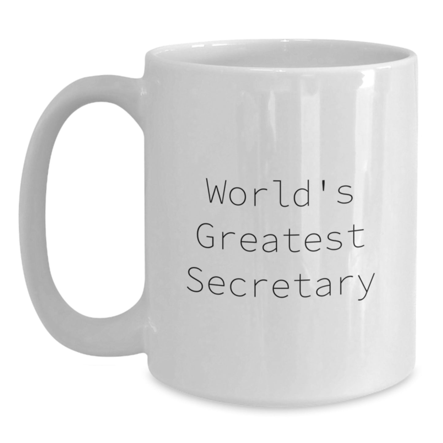 Funny World's Greatest Secretary White Coffee Mugs Gifts for Secretary from Friends - Main