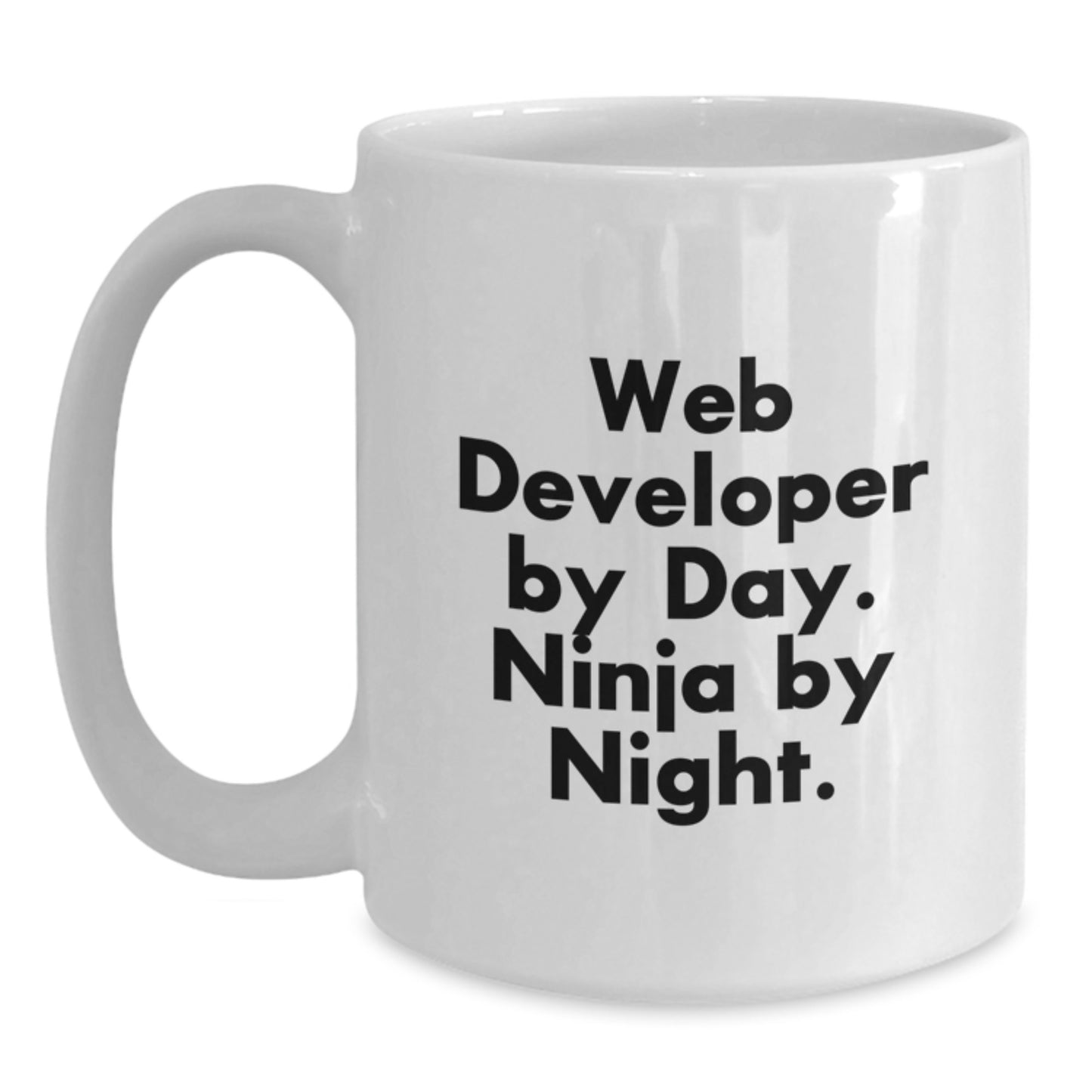 Funny Web Developer White Coffee Mugs Gifts from Friends to Web Developer for Graduation Unique - Main