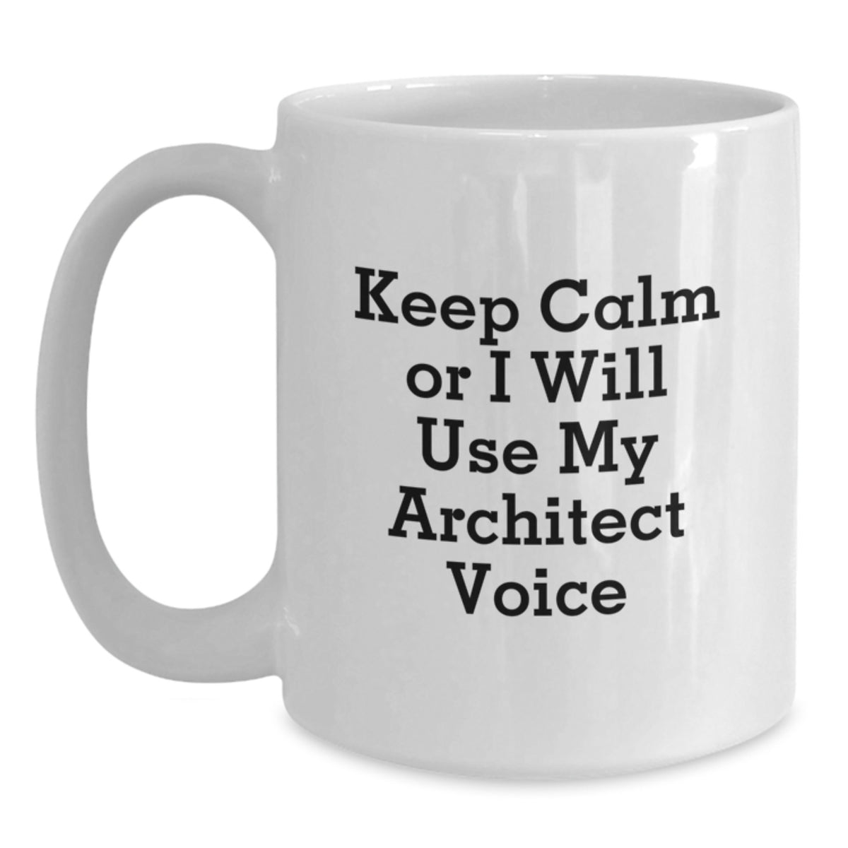 Architect Keepsake Premium White Coffee Mug for Him – Christmas Gift - Main