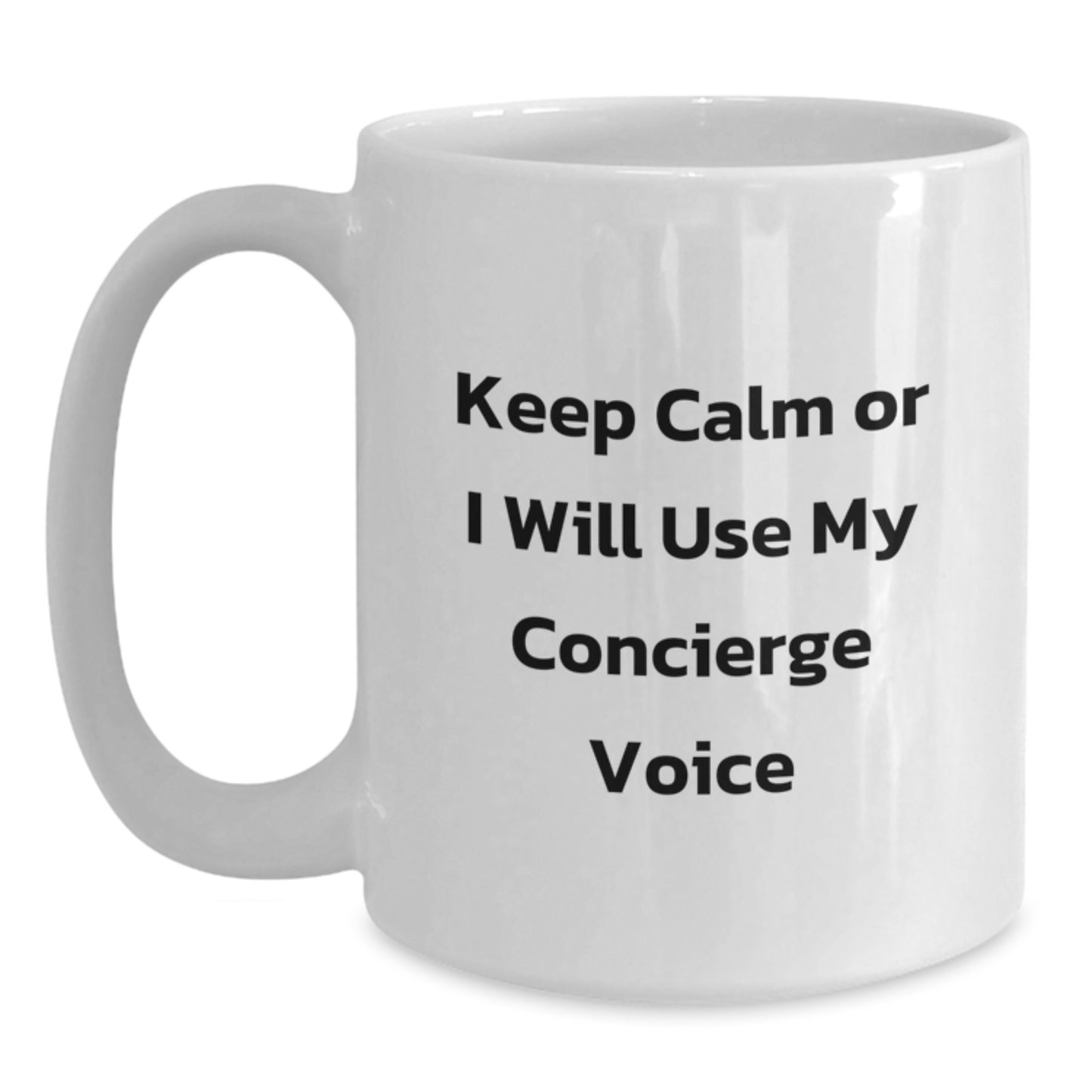 Concierge Keepsake Premium White Coffee Mug for Him Birthday Gift - Main