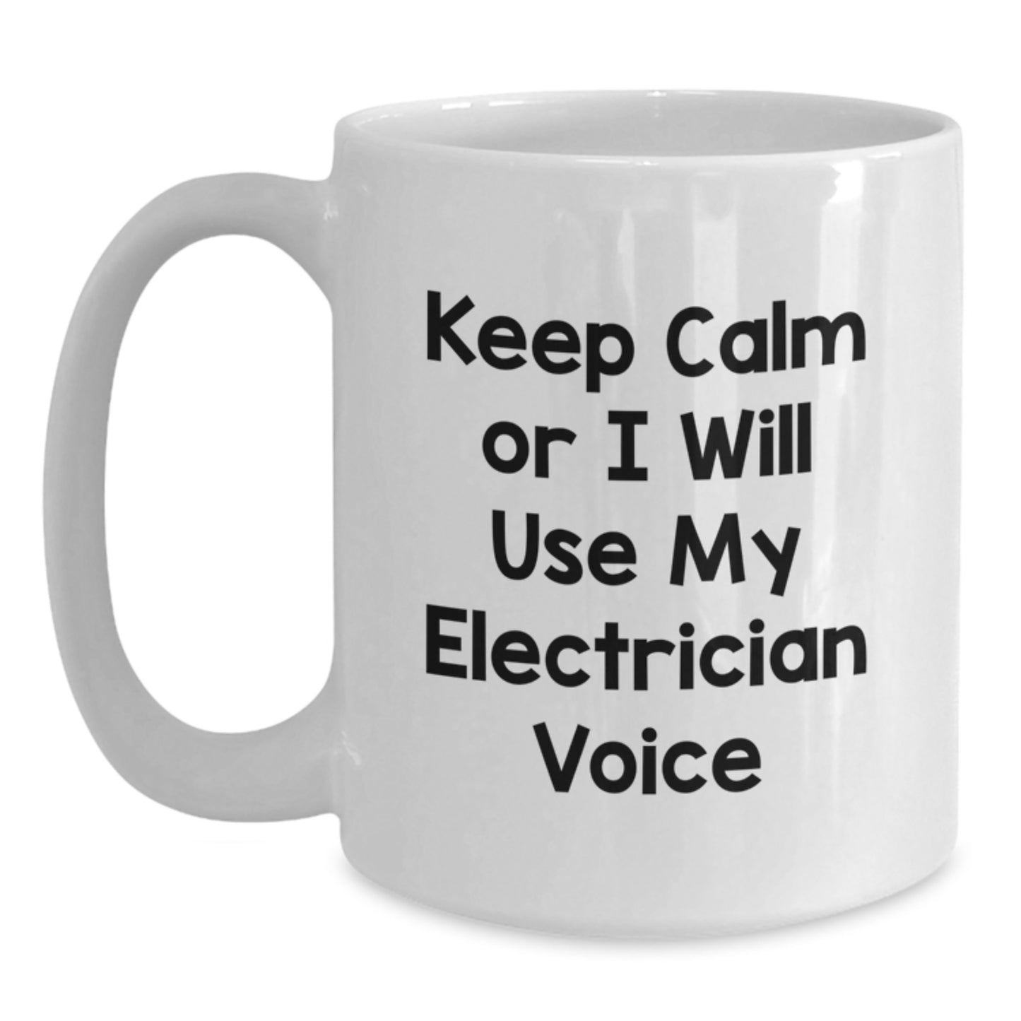 Electrician Keepsake White Coffee Mug for Him Graduation Gift - Main