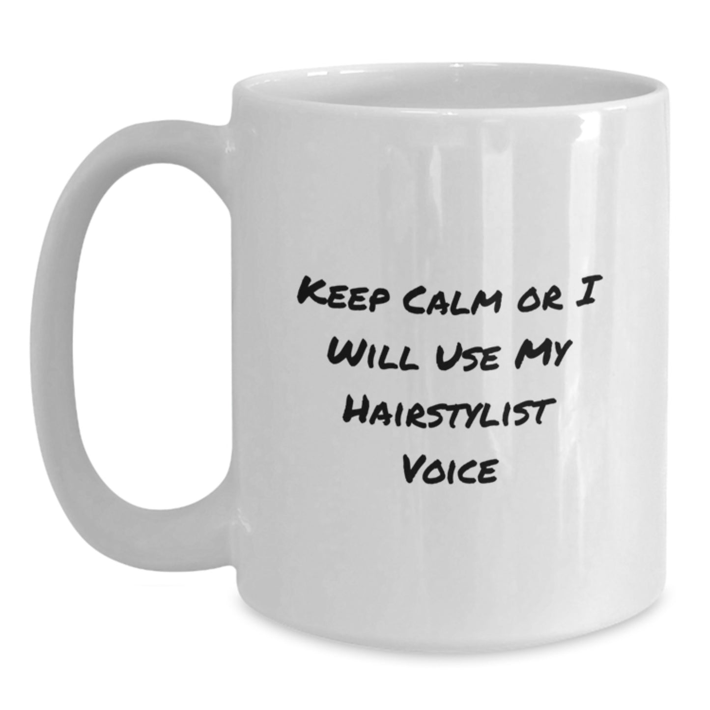 Funny Hairstylist White Coffee Mug Gifts from Men for Hairstylist Friends on Father's Day Unique Gifts - Main