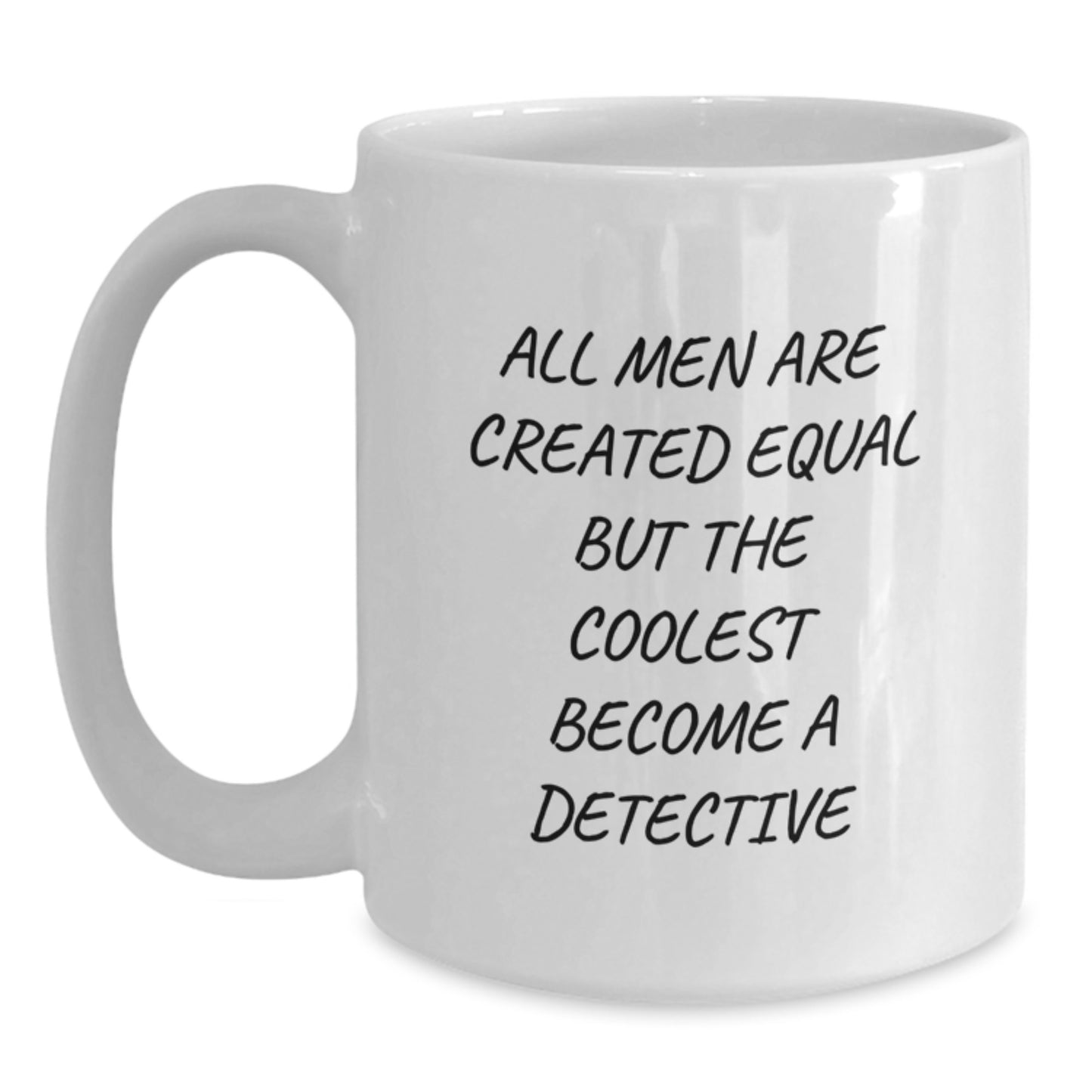 Detective Keepsake White Mug for Him Birthday Gift - Main
