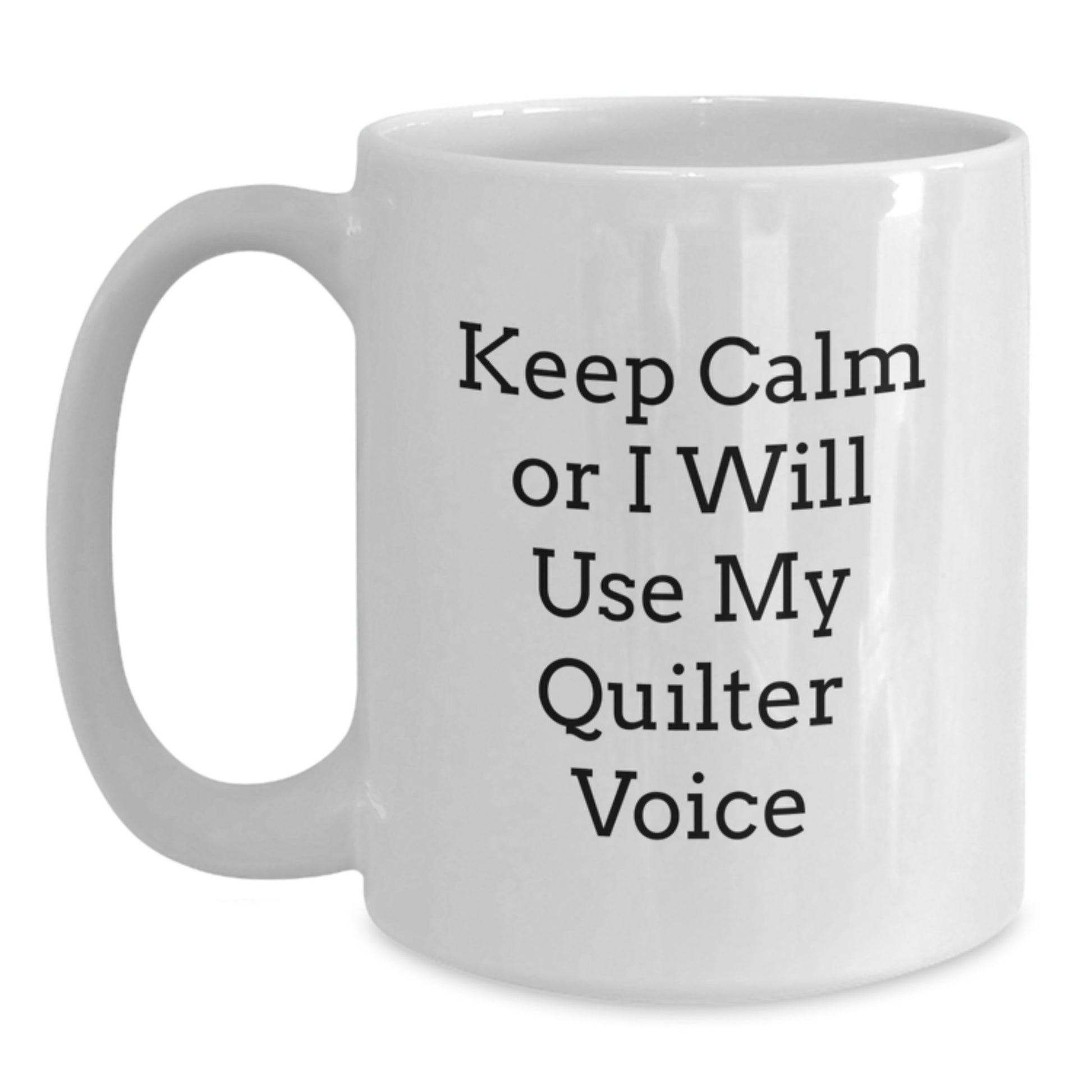 Graduation Gift Quilter White Coffee Mug for Her – Present Now - Main