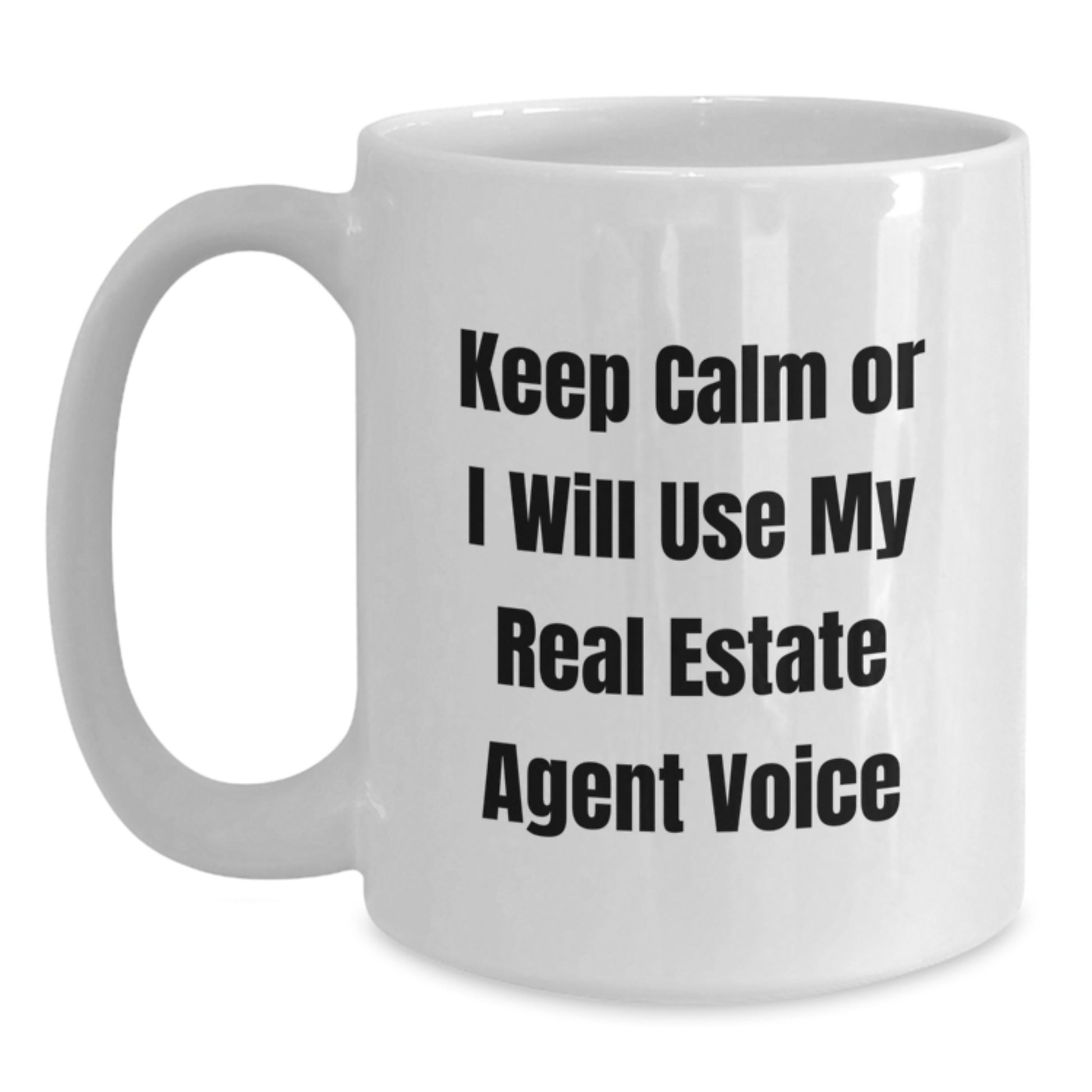 Real Estate Agent Keepsake Mug for Him Graduation Gift White 11oz - Main