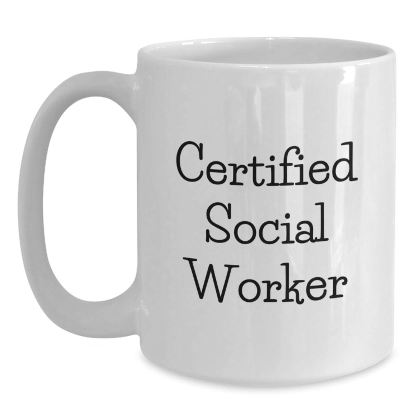 Funny Quote Social Worker White Coffee Mug Gifts for Social Worker from Friends - Main