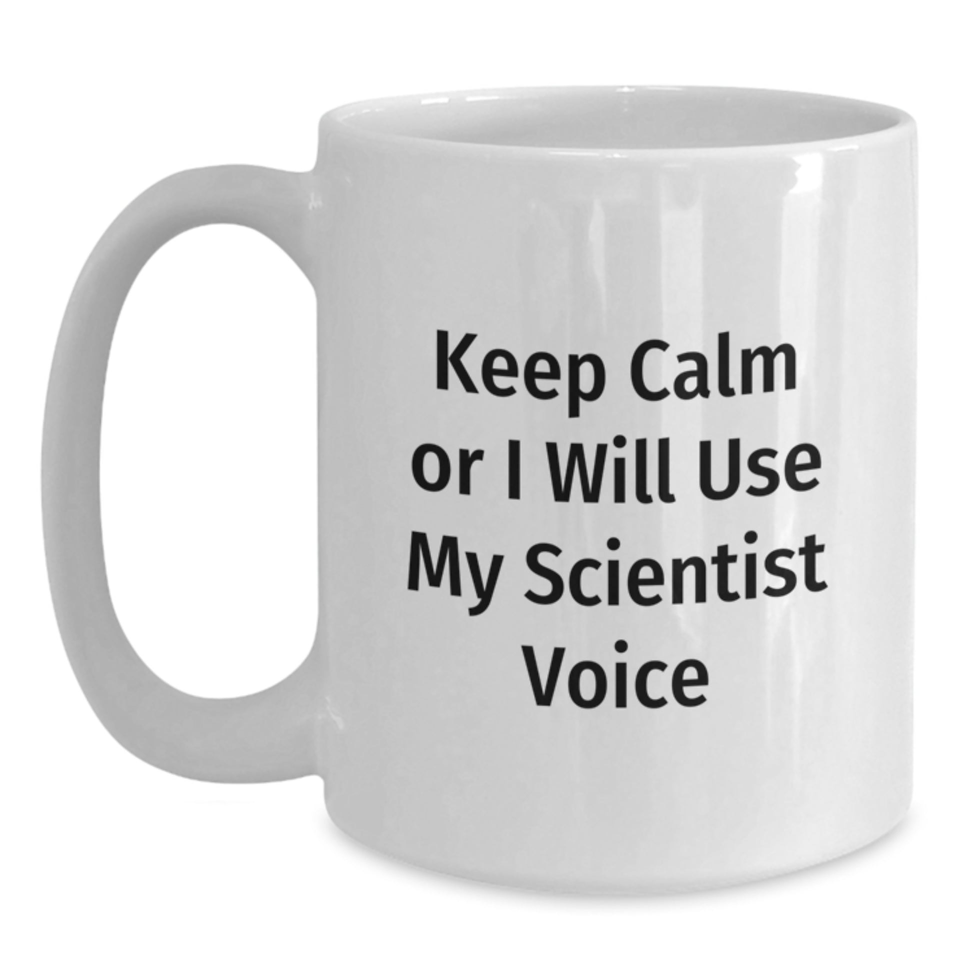 Scientist Keepsake White Coffee Mug 11oz for Him Birthday Gift - Main