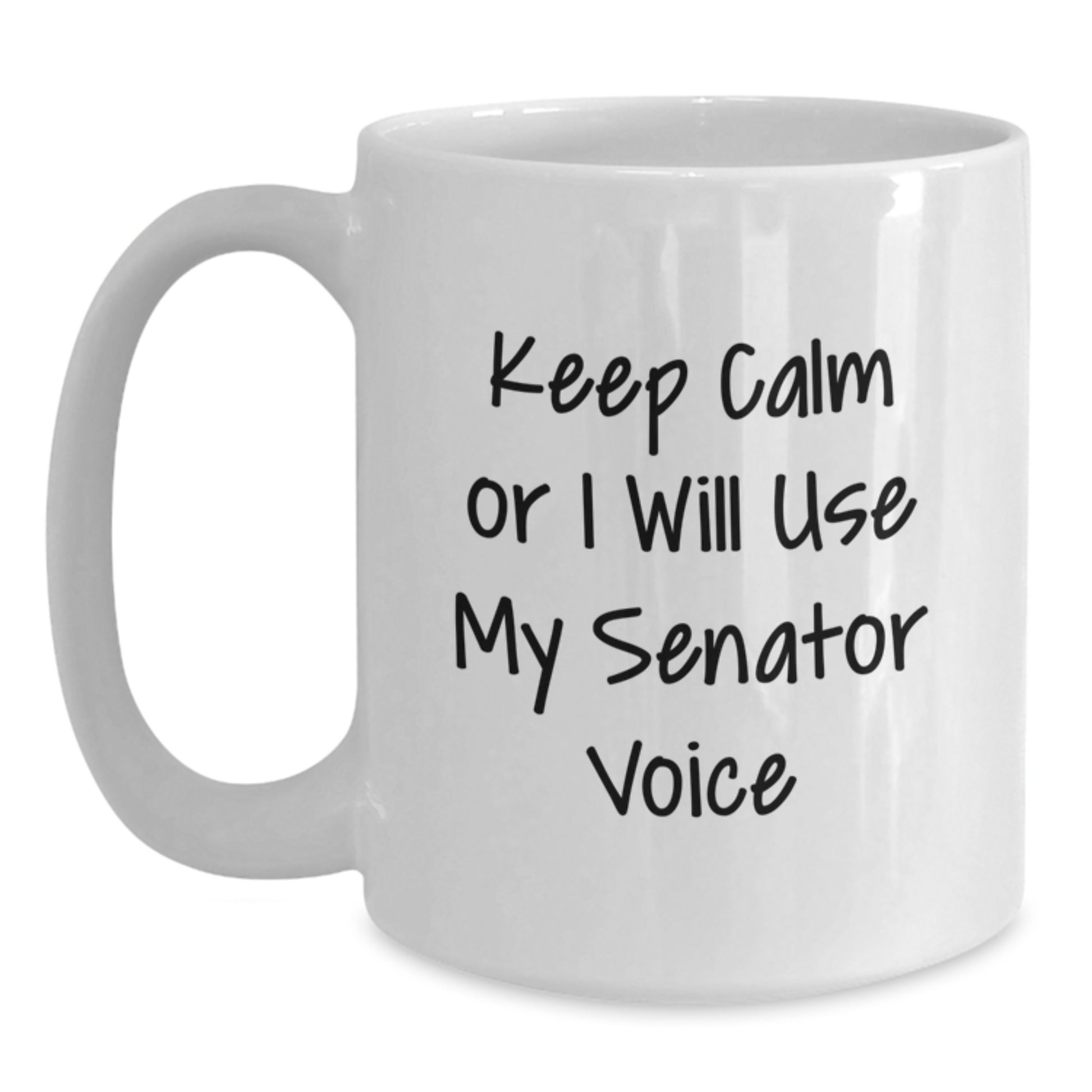 Senator Keepsake White Coffee Mug for Him Birthday Gift Ceramic 11oz - Main