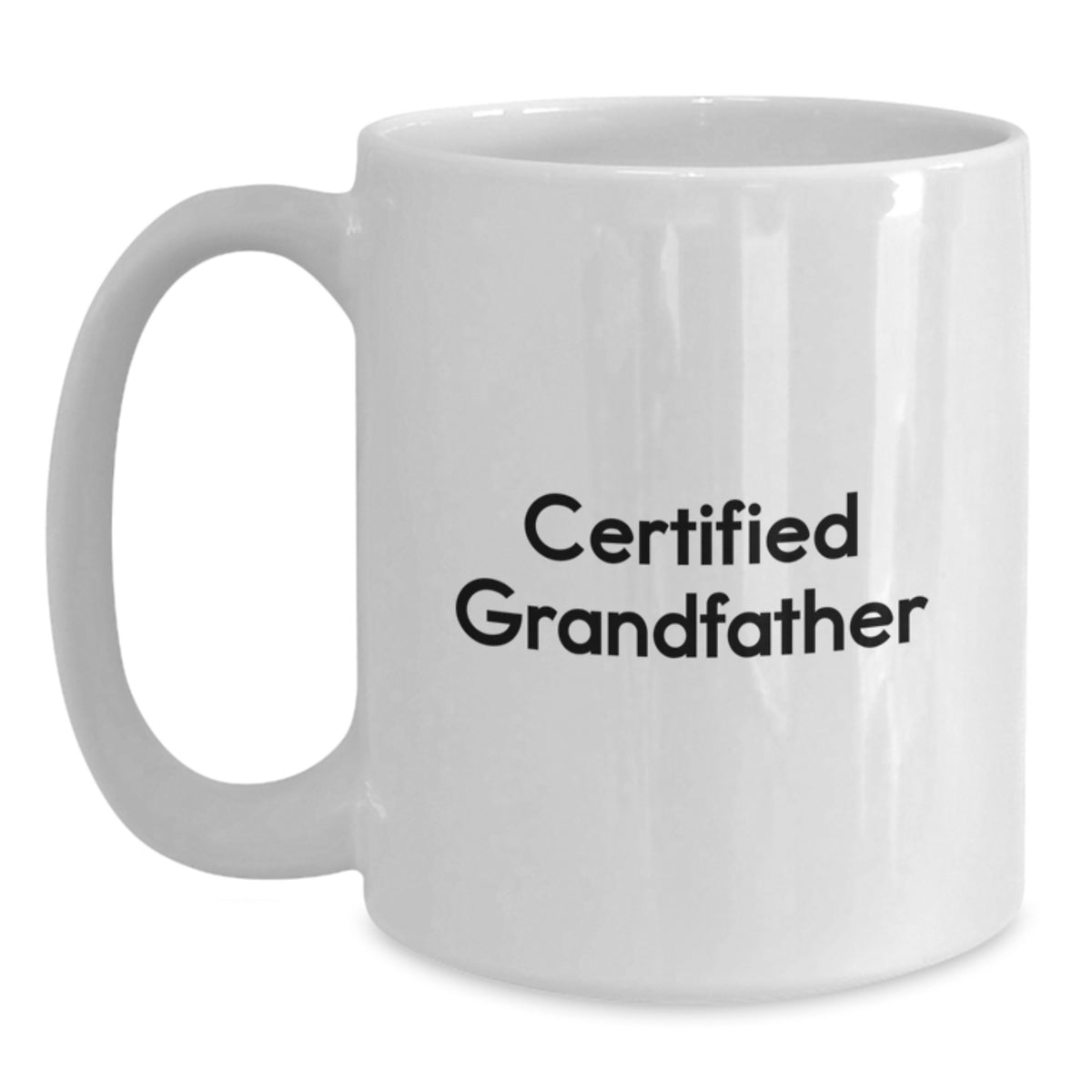 Funny Grandfather White Coffee Mug Gifts from Family to Grandfather on Valentine's - Main