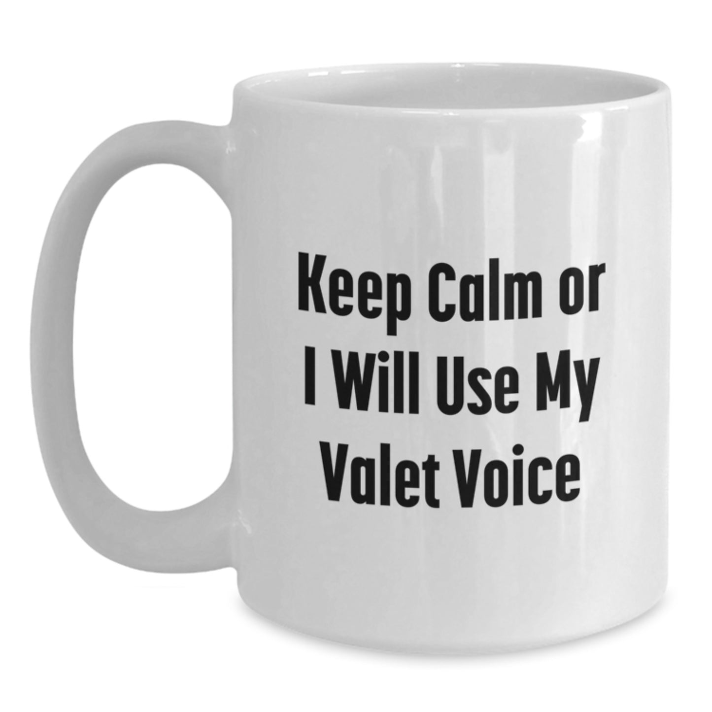 Funny Valet White Coffee Mugs for Graduation Unique Gifts from Friends to Valet - Main