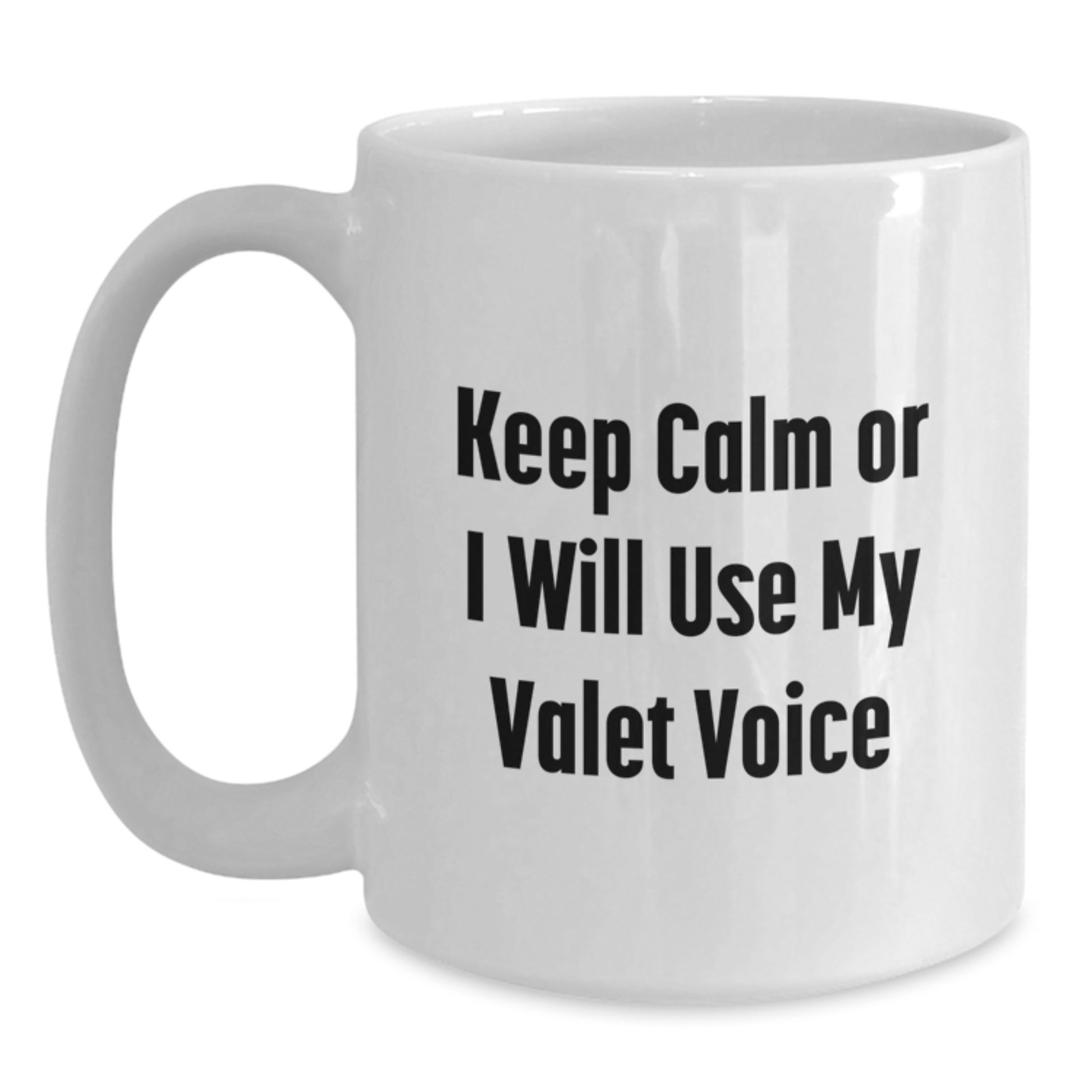 Funny Valet White Coffee Mugs for Graduation Unique Gifts from Friends to Valet - Main