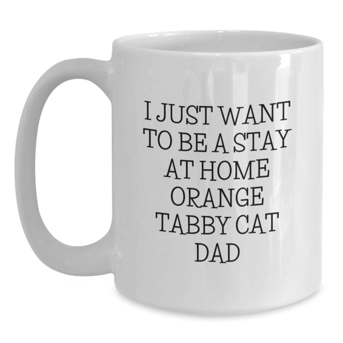 Funny Orange Tabby Cat Gifts from Men for Orange Tabby Cat Dad on Birthday Unique Gifts - Main