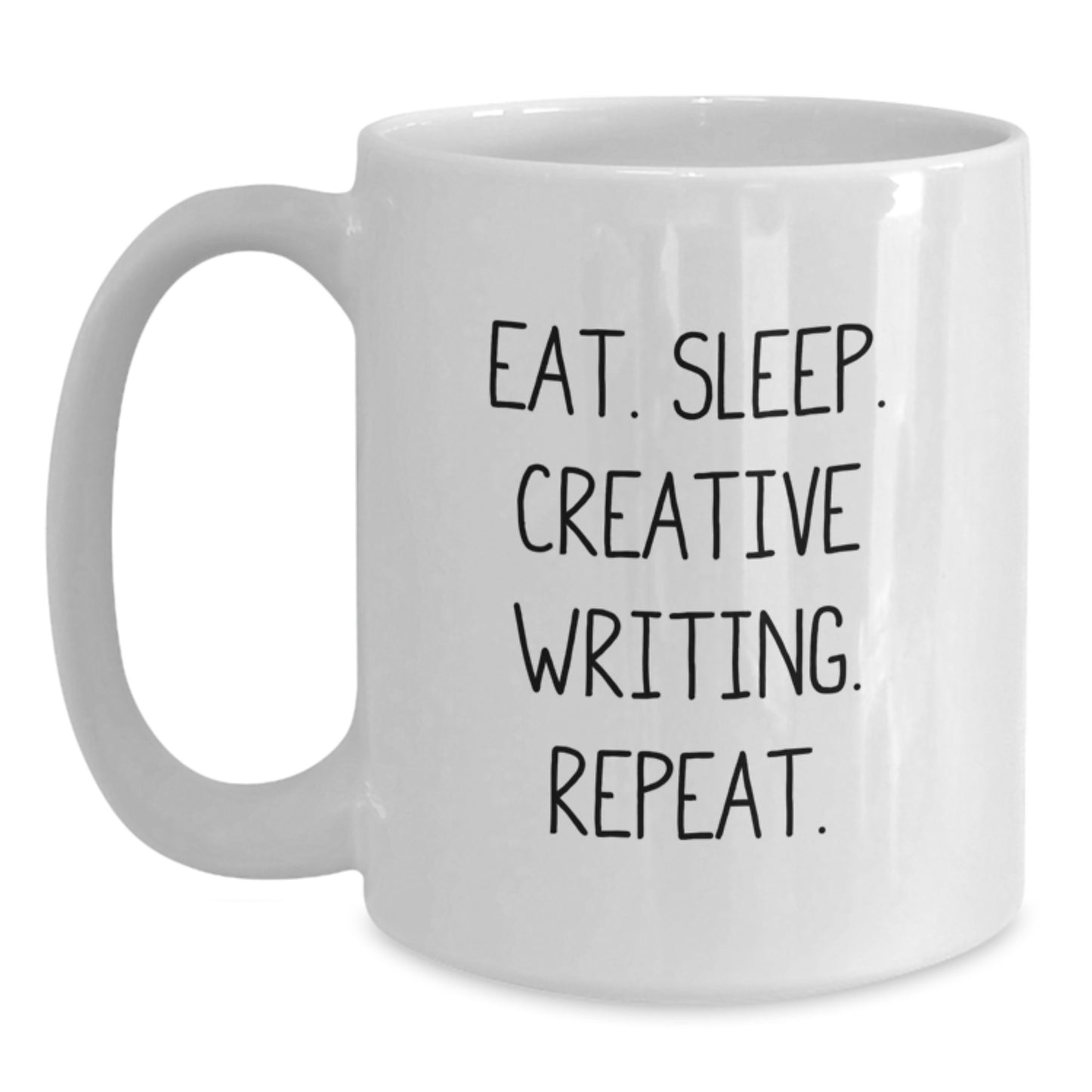 Funny Creative Writing Gifts for Men Women Friends Coworkers from Family Enjoy Eat Sleep Creative Writing Repeat - Main