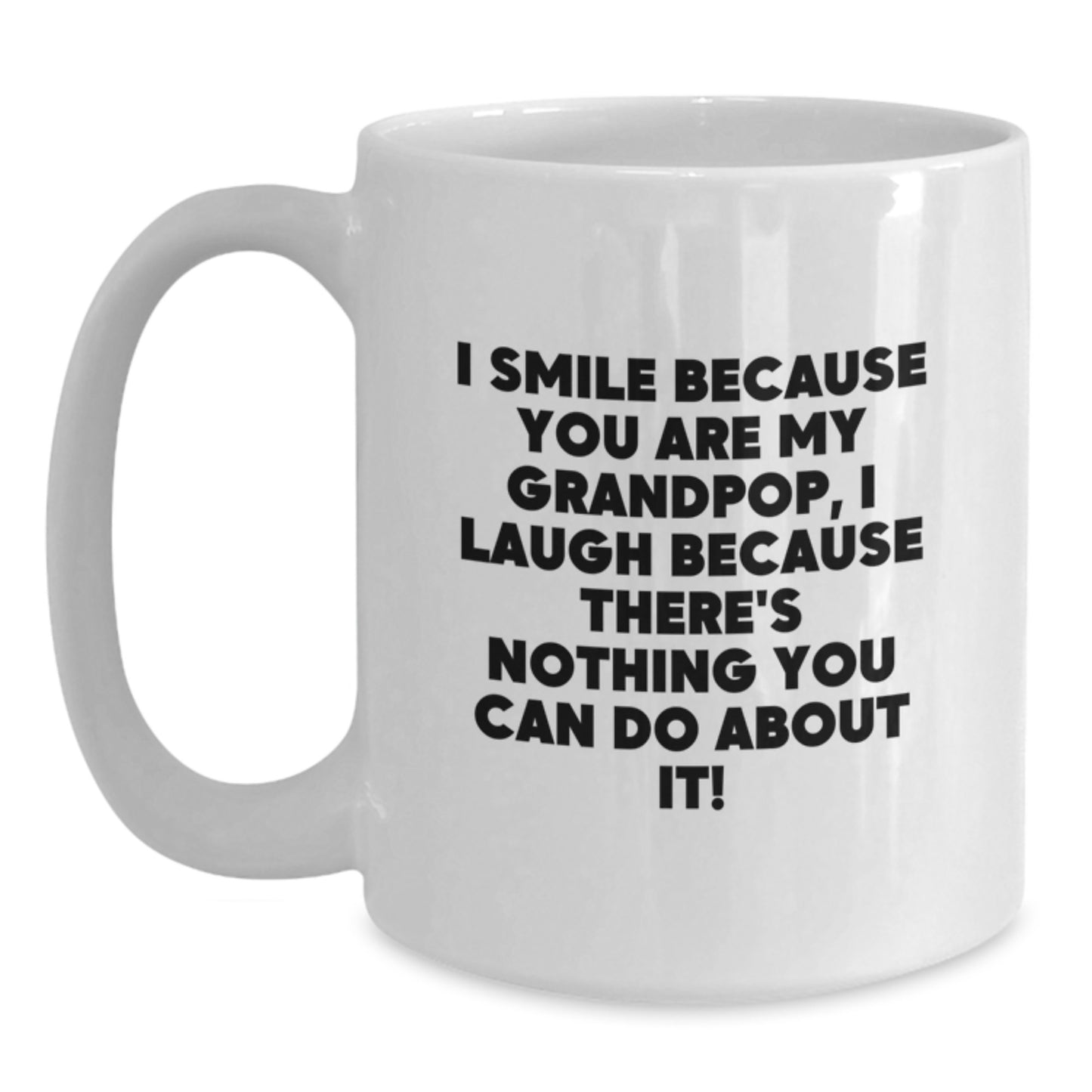 Grandpop Keepsake White Coffee Mug 11oz Ceramic Premium Birthday Gift - Main