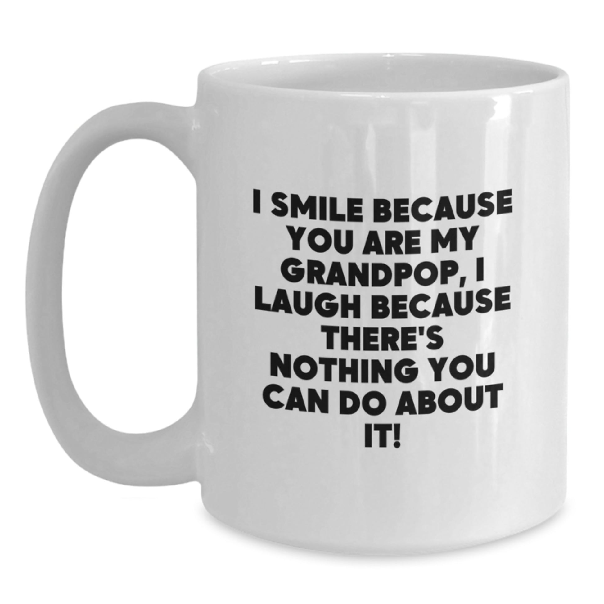 Grandpop Keepsake White Coffee Mug 11oz Ceramic Premium Birthday Gift - Main