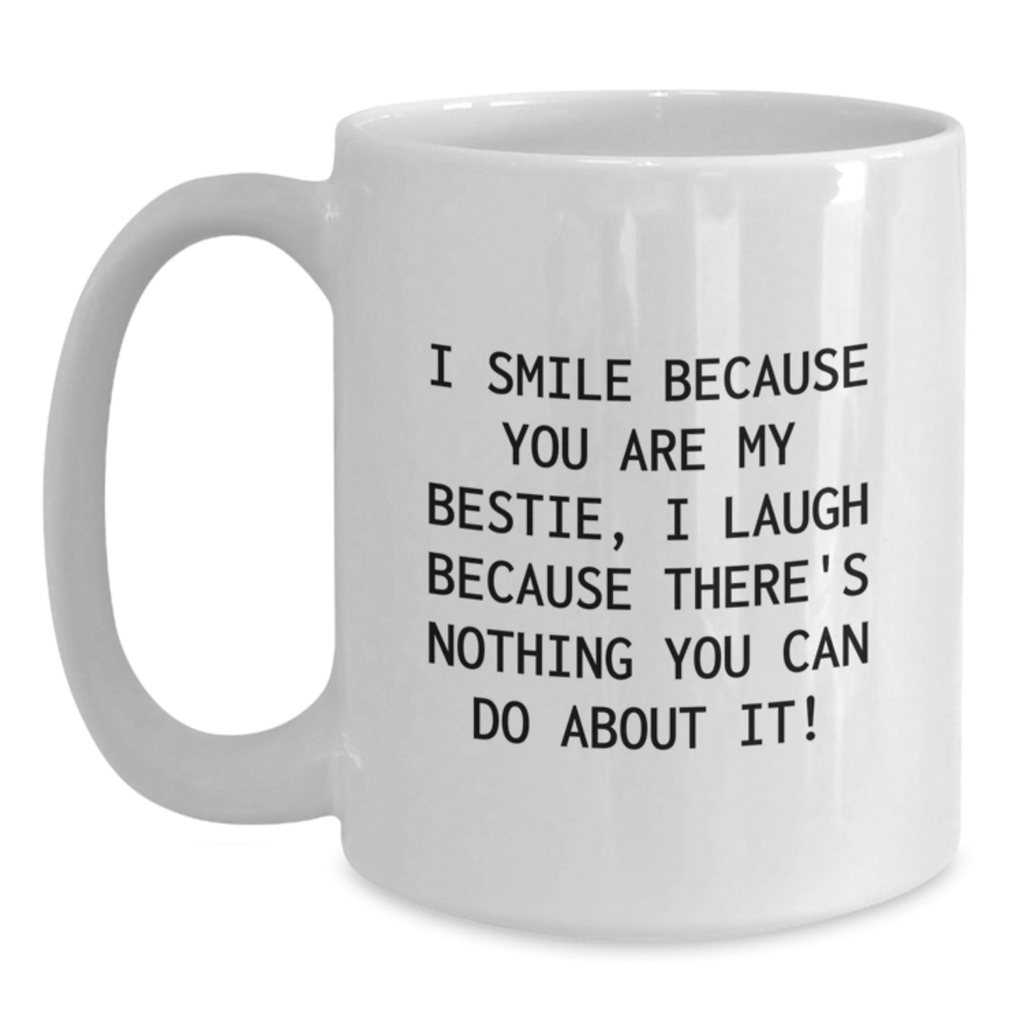 Bestie Keepsake White Ceramic Coffee Mug for Him Birthday Gift - Main
