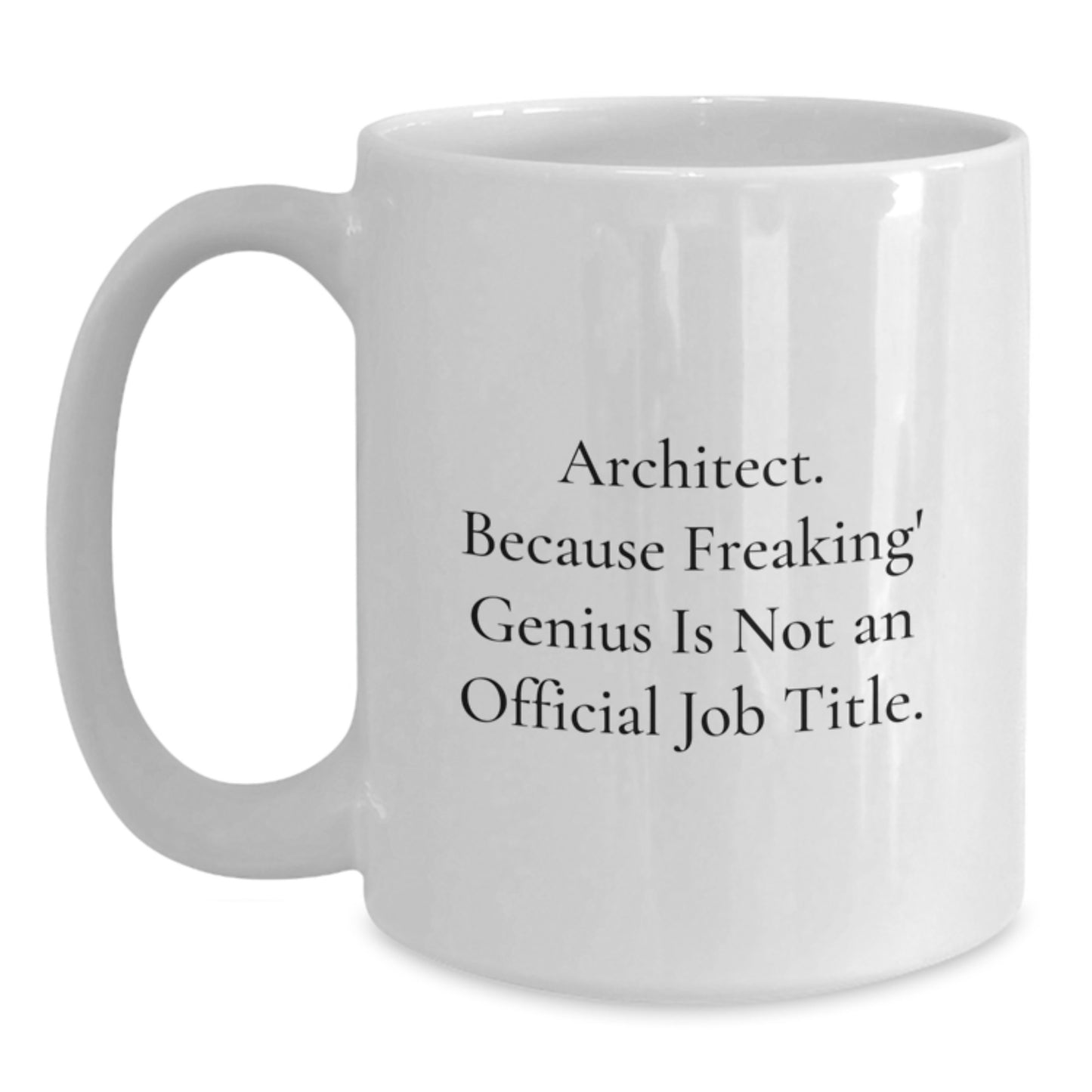 Architect Keepsake Mug for Him Birthday Gift with Coffee and Design - Main