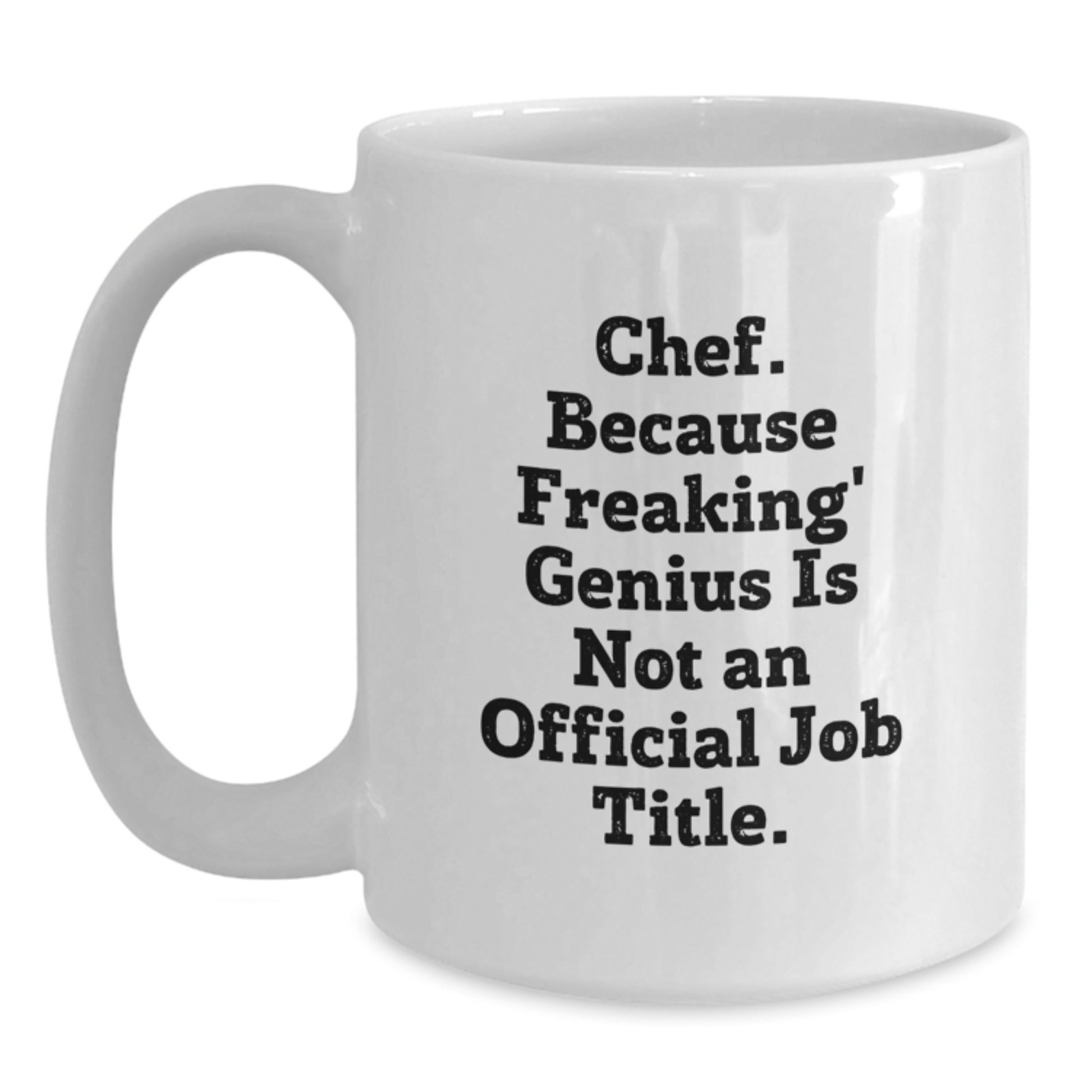 Chef Keepsake White Ceramic 11oz Coffee Mug for Him Birthday Gift - Main