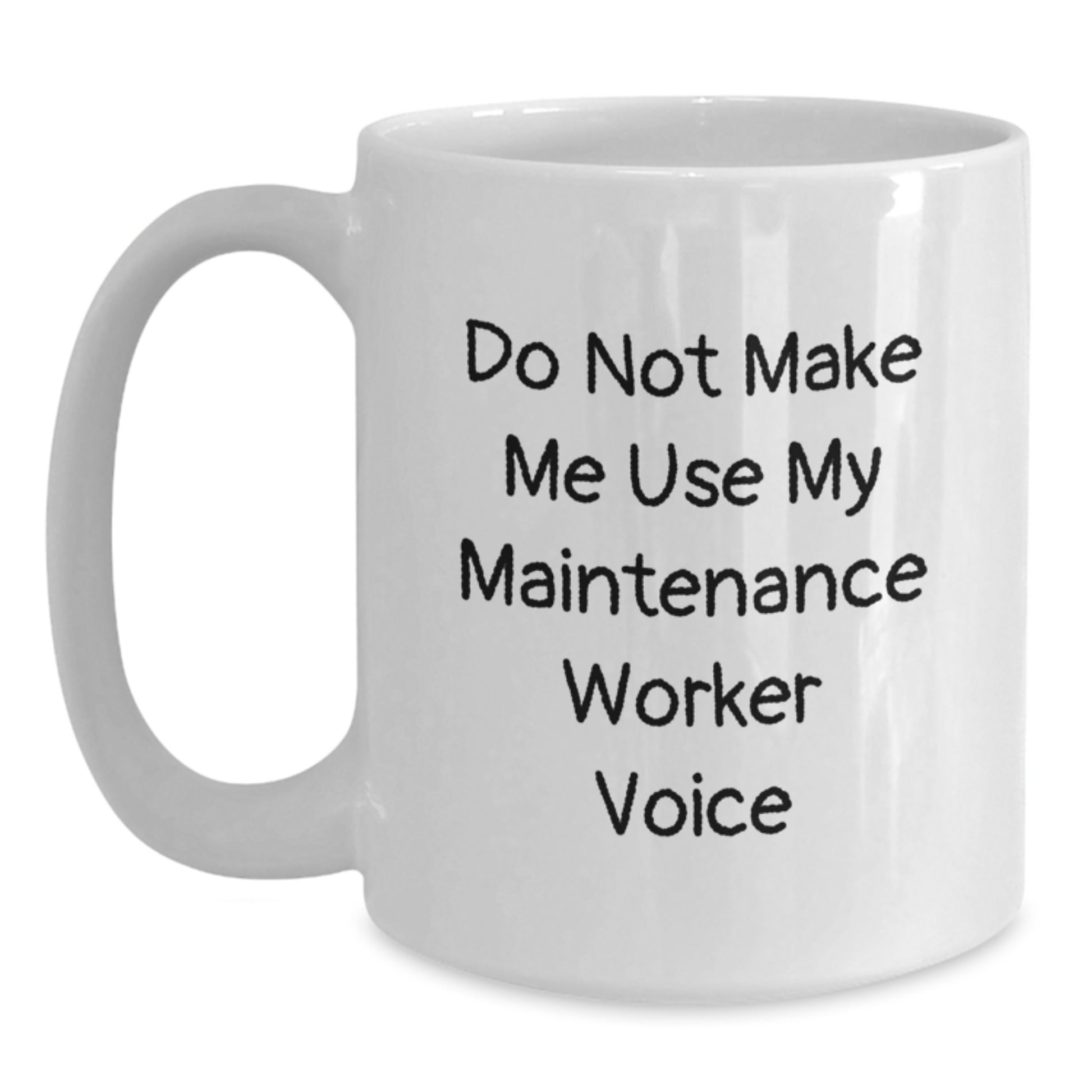 Maintenance Worker Gifts from Family, Funny White Coffee Mugs for Men, Perfect Graduation Unique Gifts for Maintenance Worker - Main