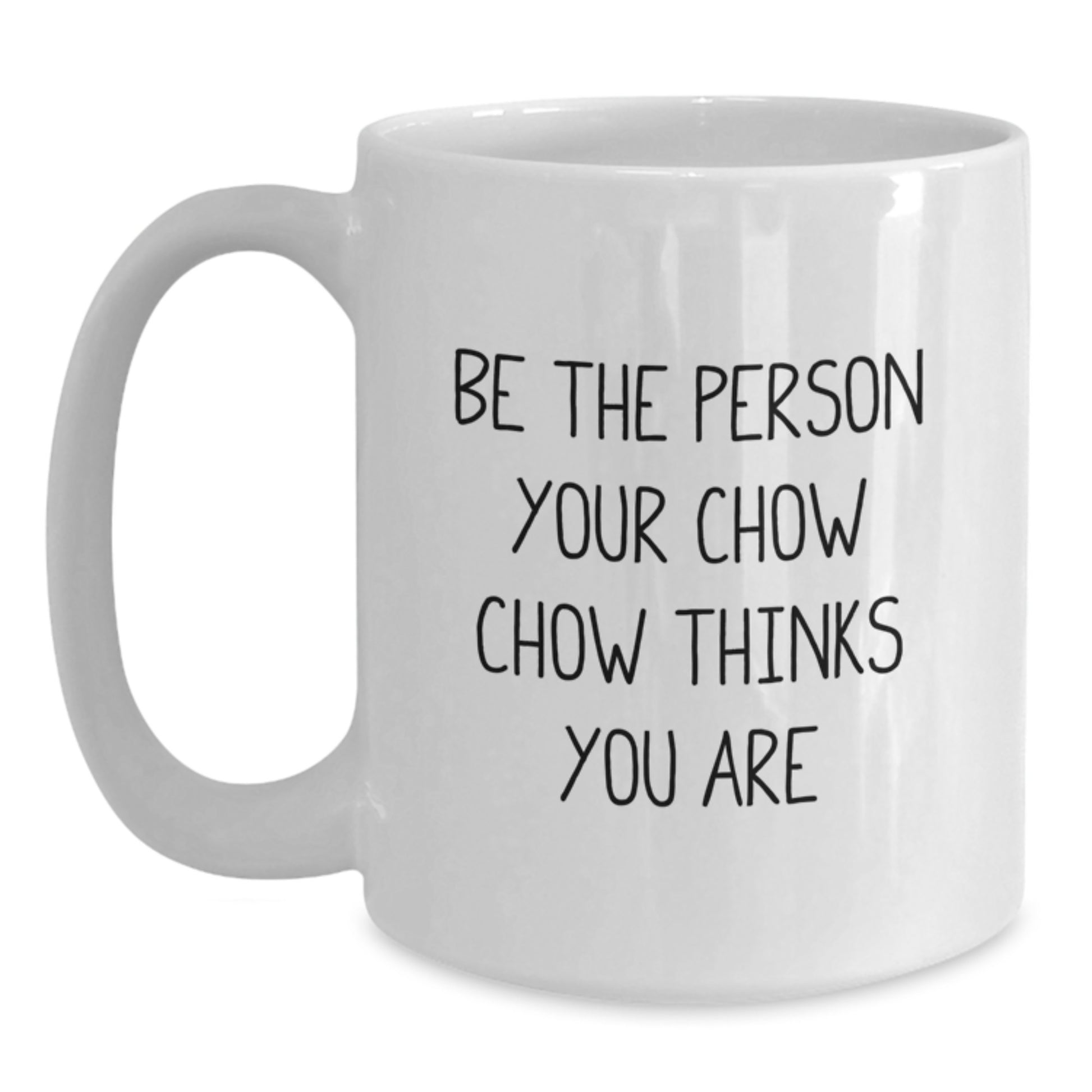 Funny Chow Chow Dog White Coffee Mug Gifts from Family for Valentine's - Main
