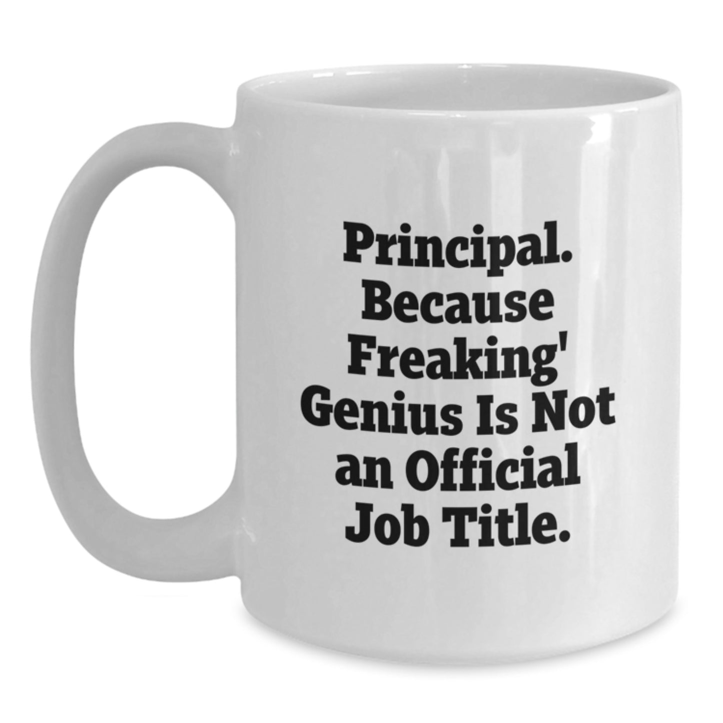 Principal Keepsake White Ceramic Coffee Mug for Him Birthday Gift - Main