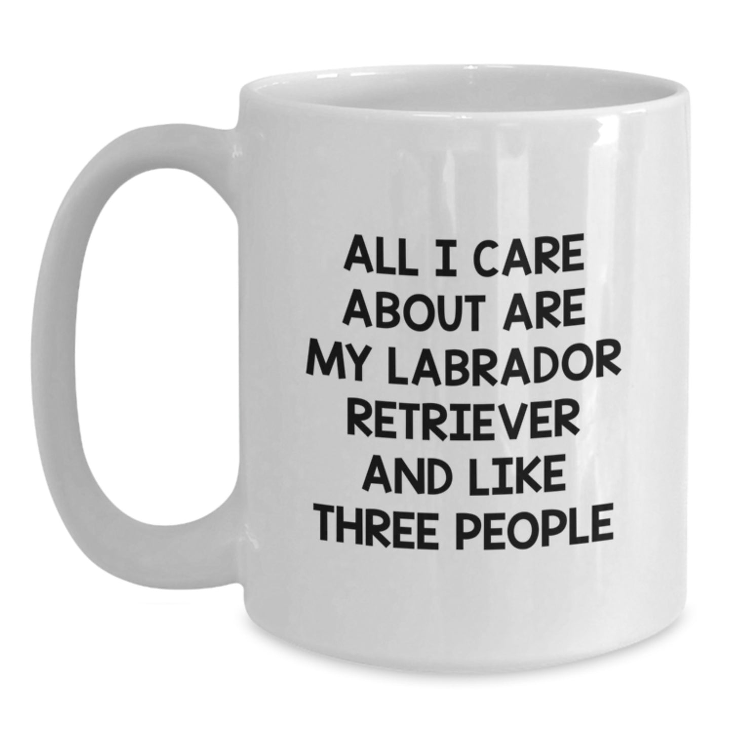 Labrador Retriever Dog Lover Funny Quote Gifts from Friends to Family Birthday Unique Coffee Mugs - Main