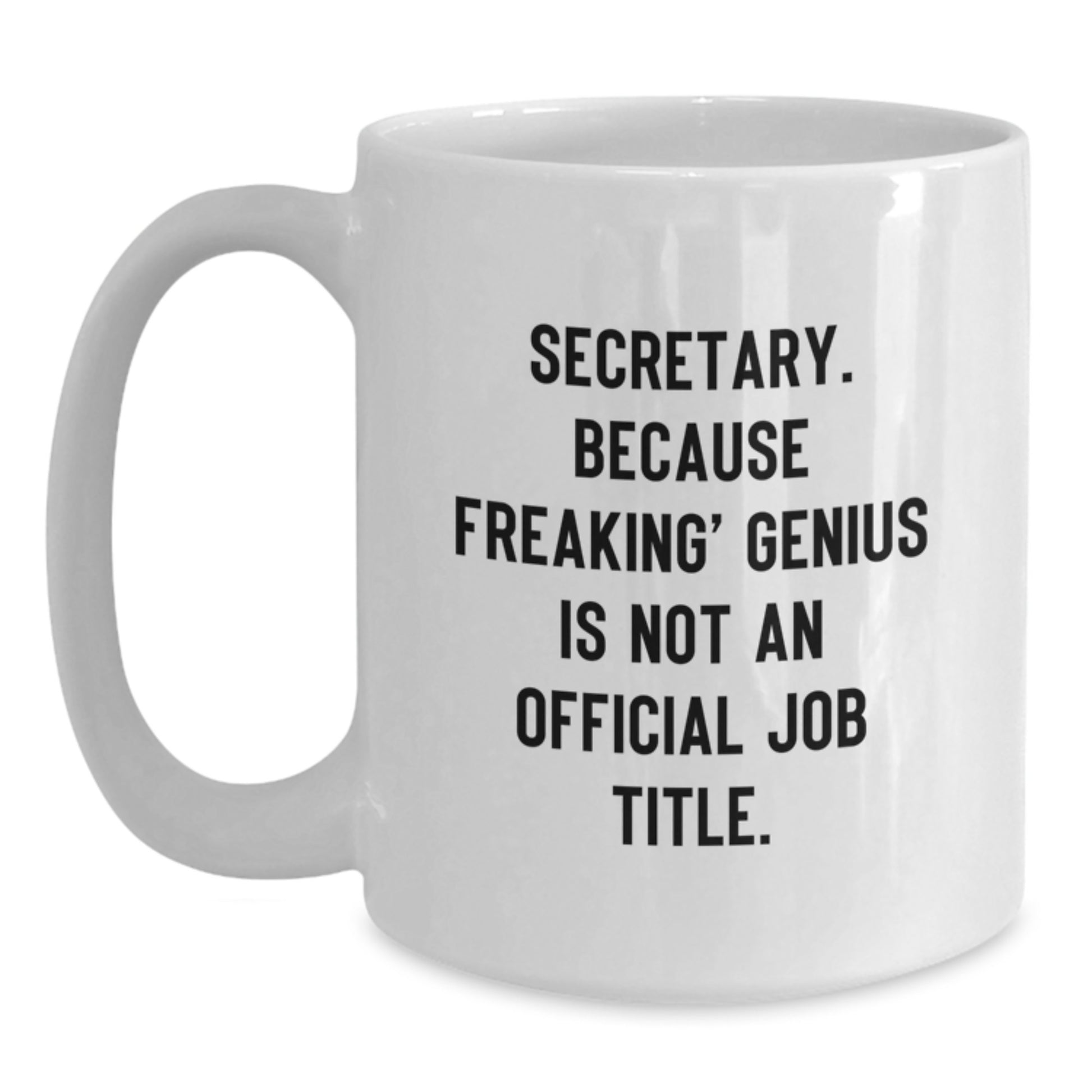Secretary Keepsake Mug for Him Birthday Gift Office Humor Ceramic - Main
