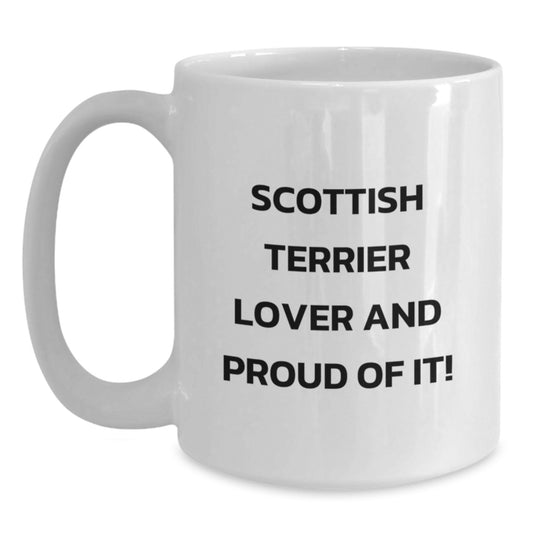 Funny Scottish Terrier Dog Lover Gifts from Friends to Family - Main