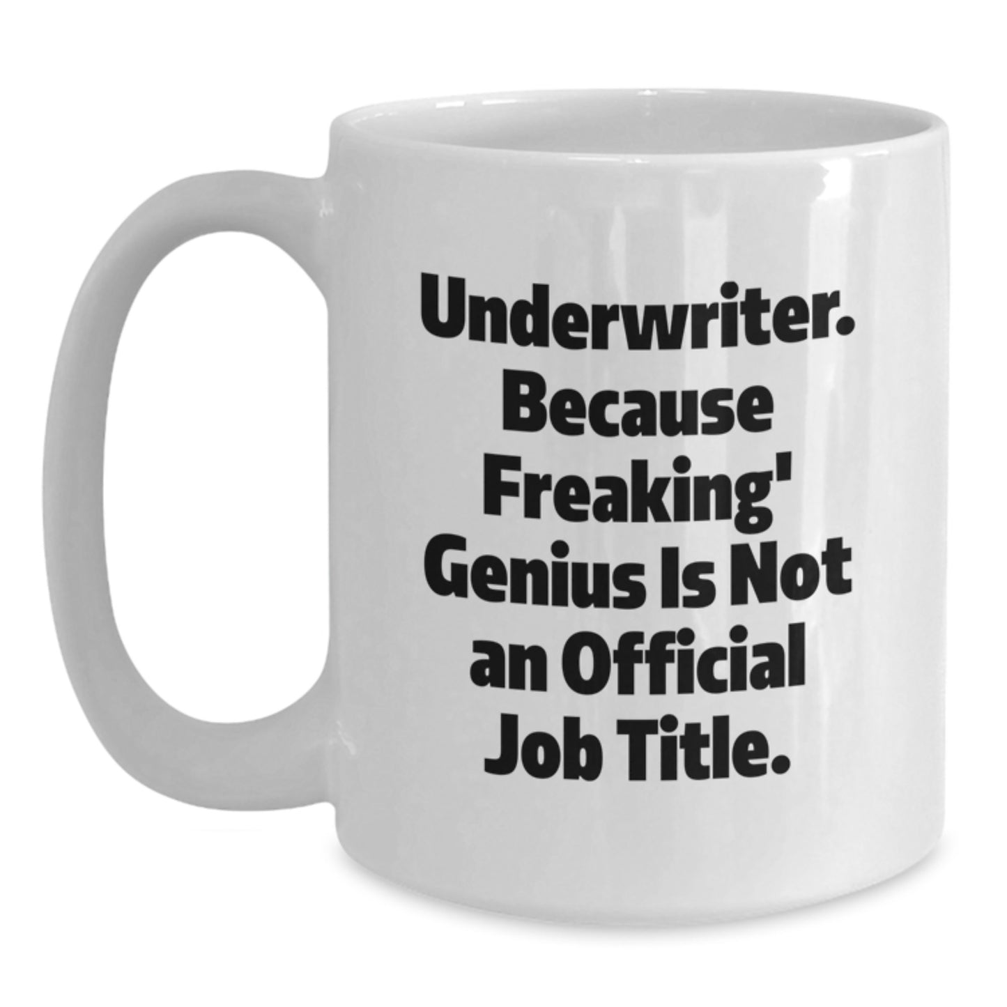 Underwriter Keepsake White Ceramic 11oz Coffee Mug for Him Birthday Gift - Main