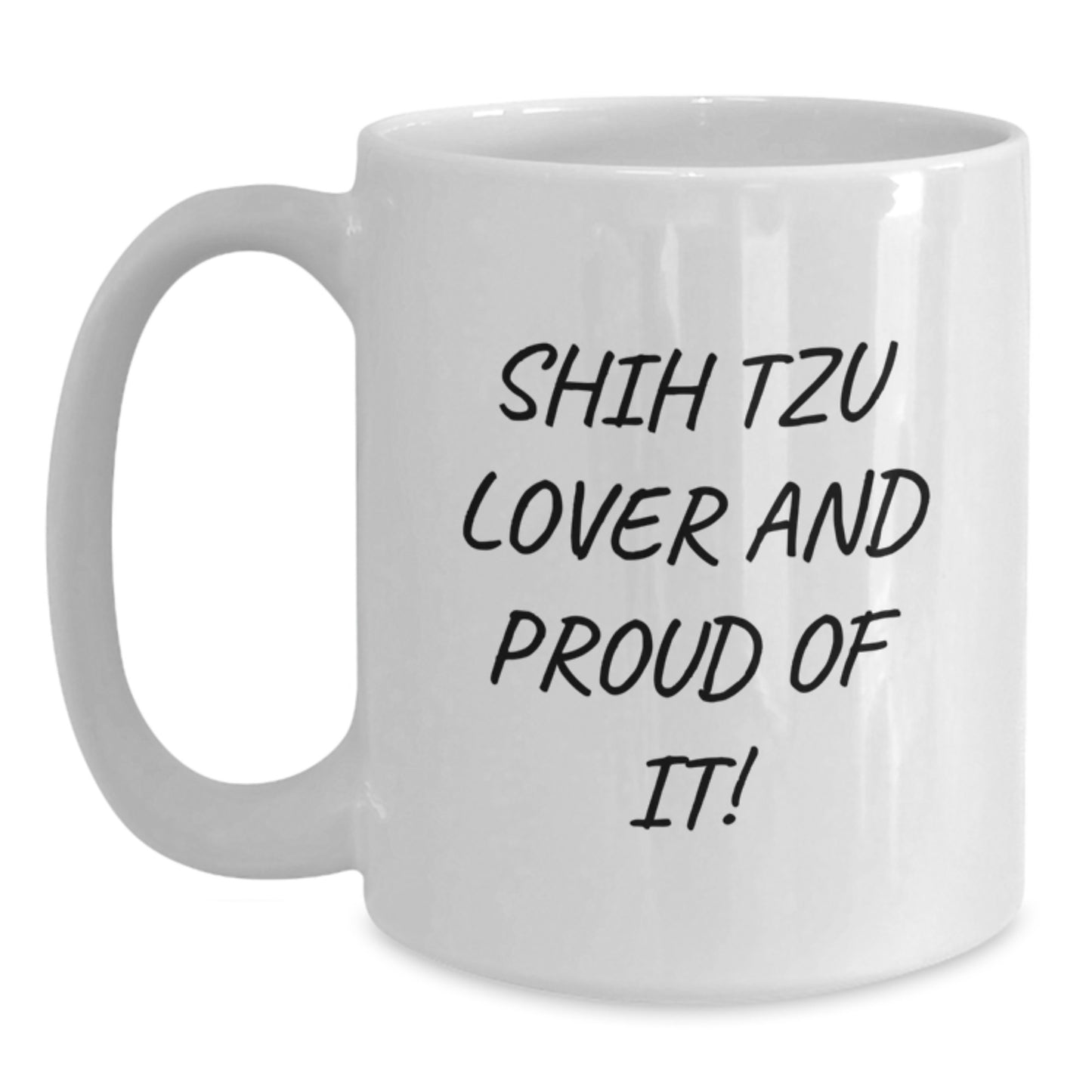 Funny Shih Tzu Dog Lover Gifts from Friends for Valentine's White Coffee Mug - Main