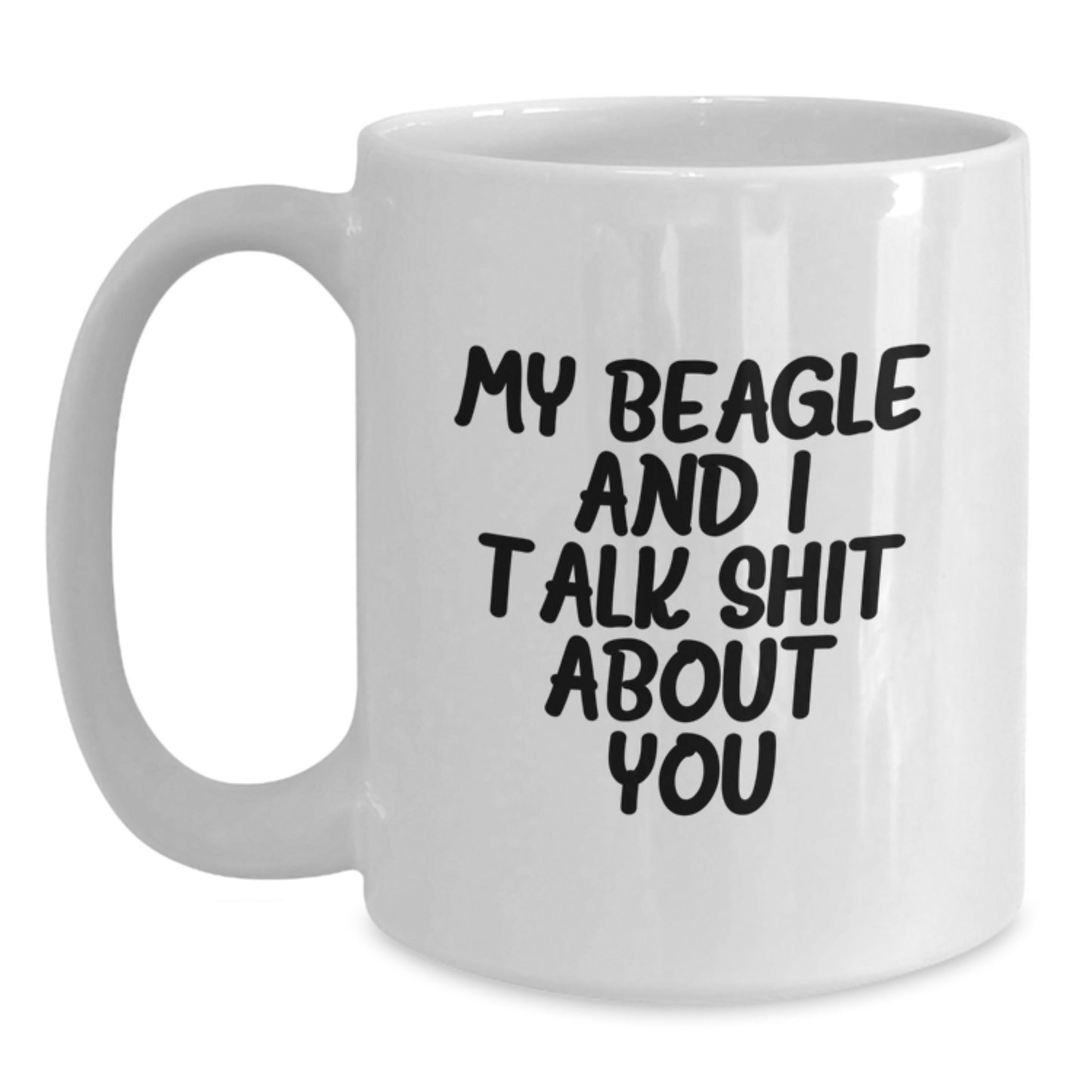 Beagle Keepsake Mug for Him Graduation Gift – White 11oz Ceramic - Main