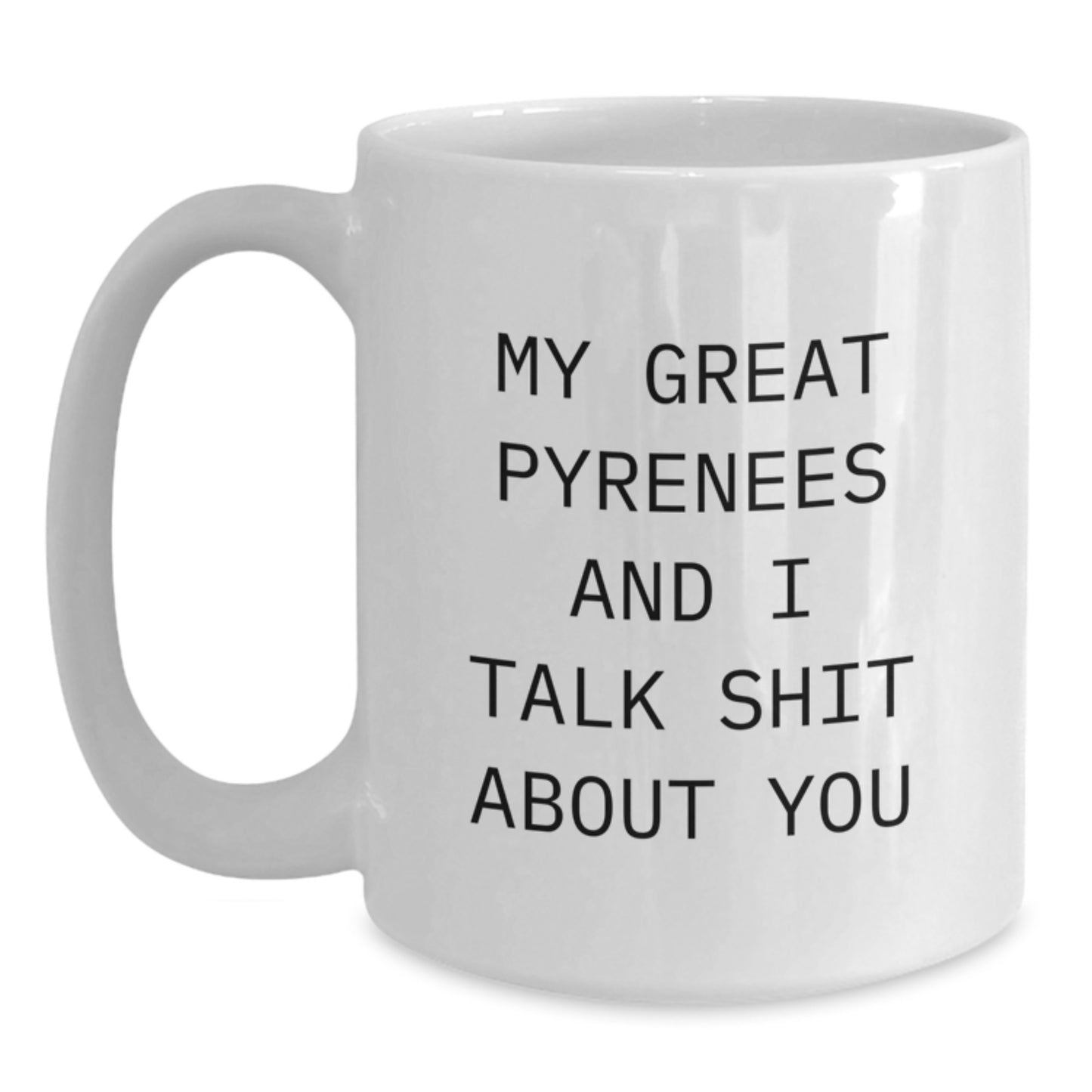 Great Pyrenees Keepsake Surprise White Coffee Mug for Him Birthday Gift - Main