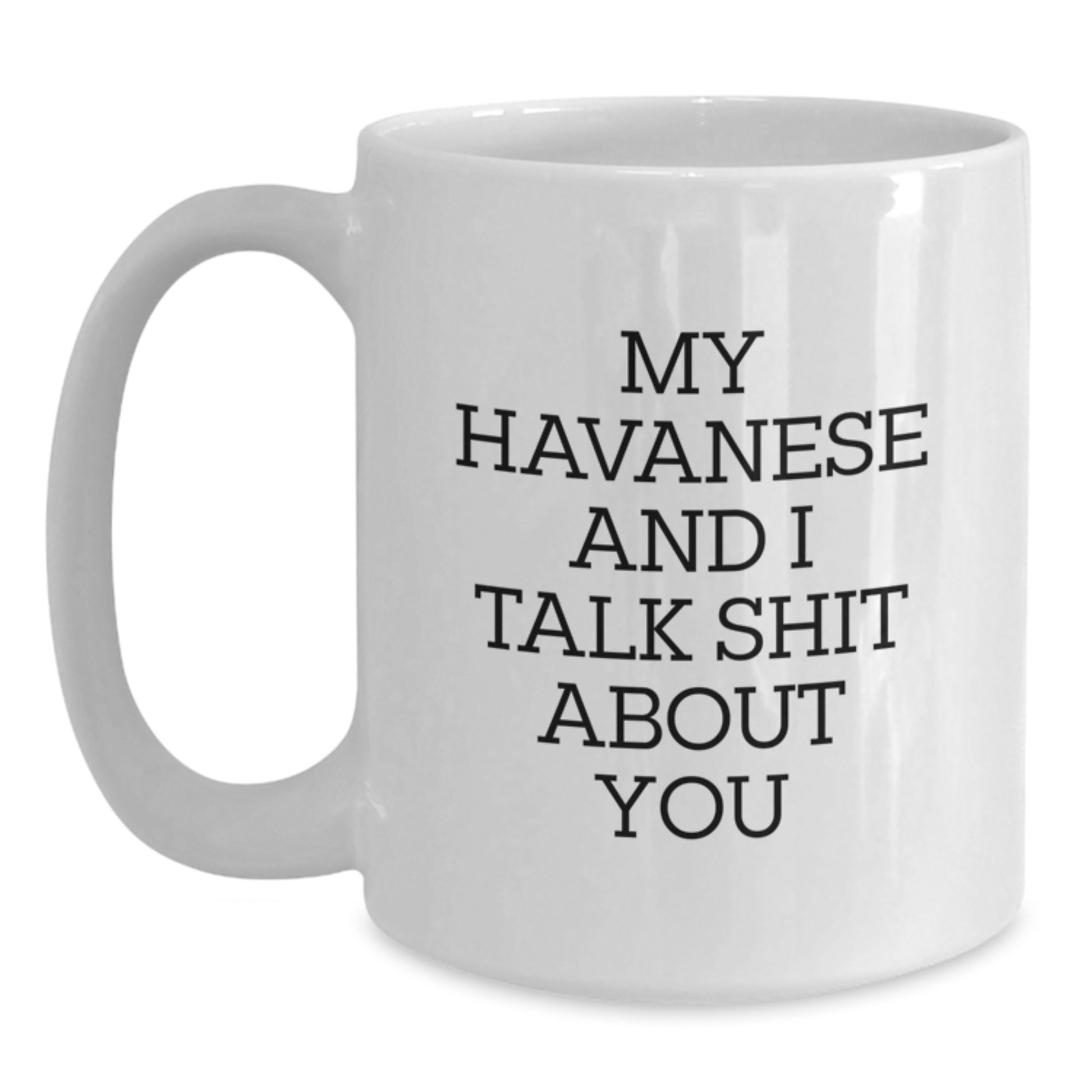 Havanese Dog Keepsake White Coffee Mug for Him Birthday Gift - Main