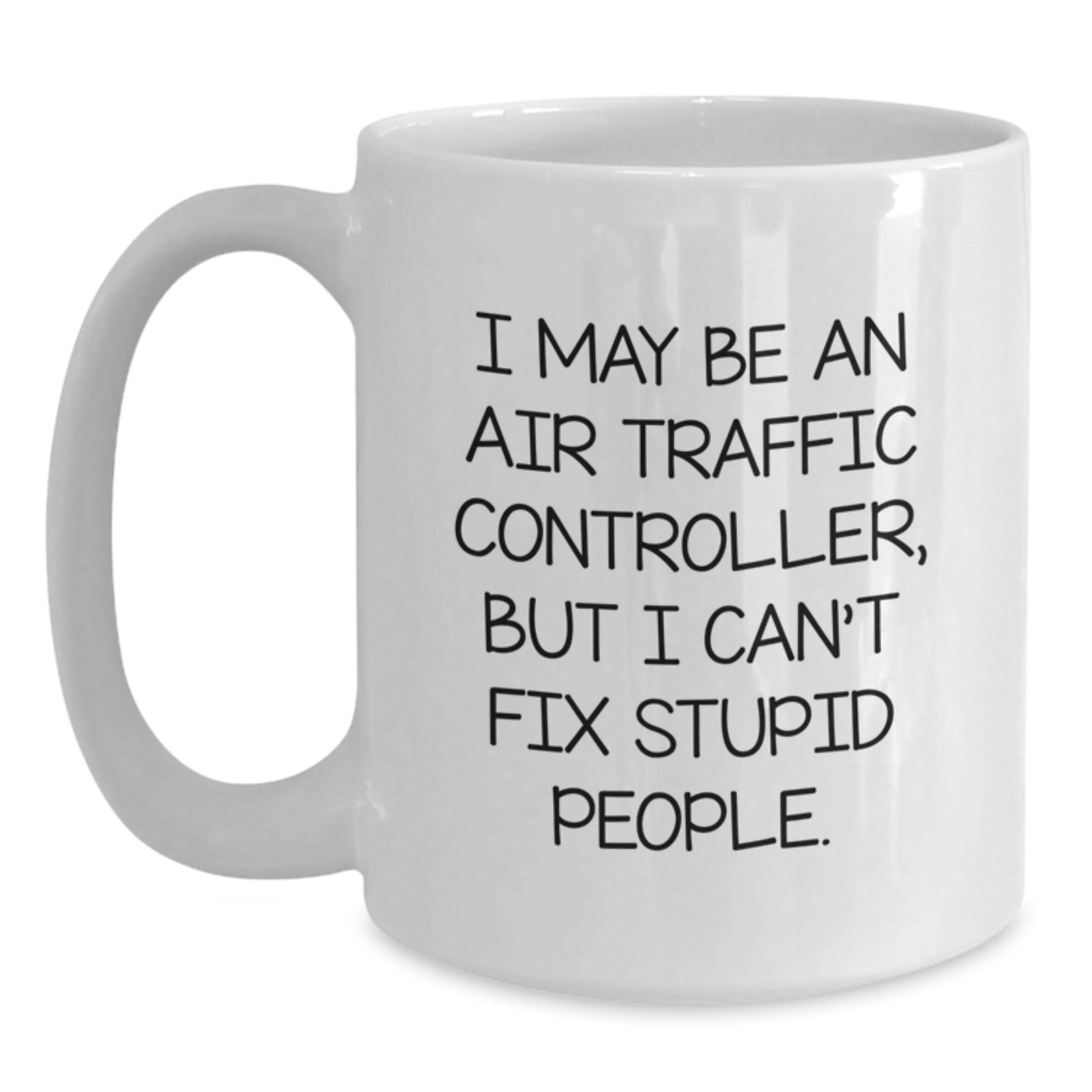 Witty Air Traffic Controller Novelty Mug for Friends Birthday Gift - Main